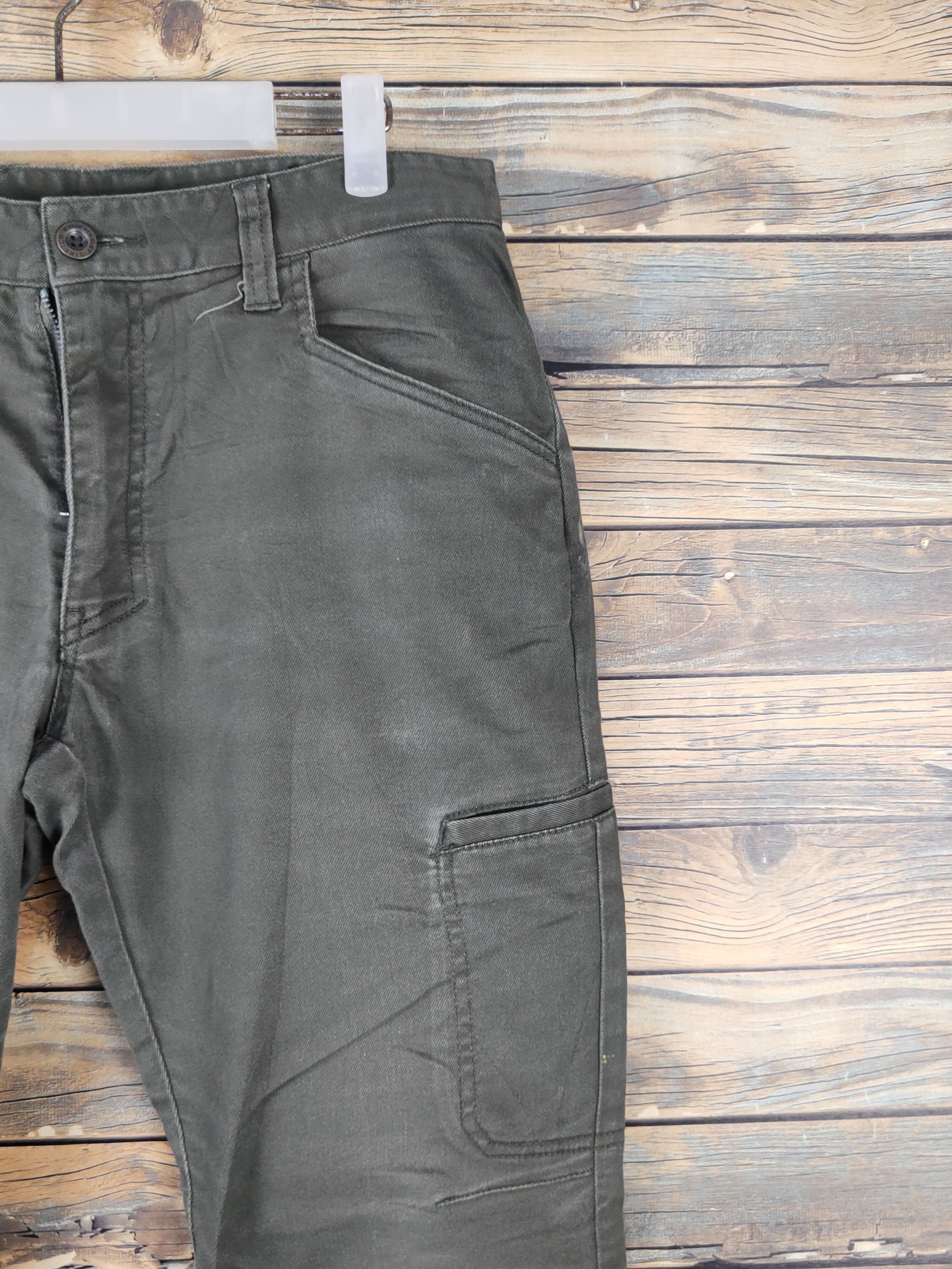 Japanese Brand Fine Assist Olive Multipocket Tactical Cargo Pants #W1420 Size US 32 / EU 48 - 5 Thumbnail