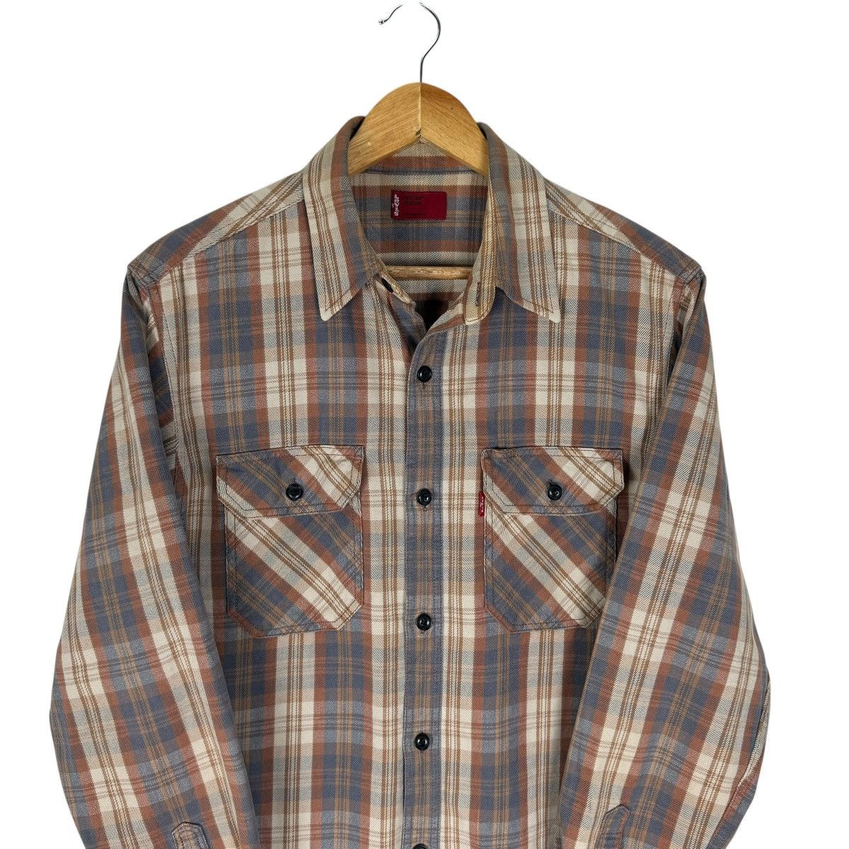 Cowboy Equipment × LVC × Levi's ☀️LEVIS RED TAB FLANNEL TARTAN BUTTON SHIRTS Size US M / EU 48-50 / 2 - 3 Thumbnail
