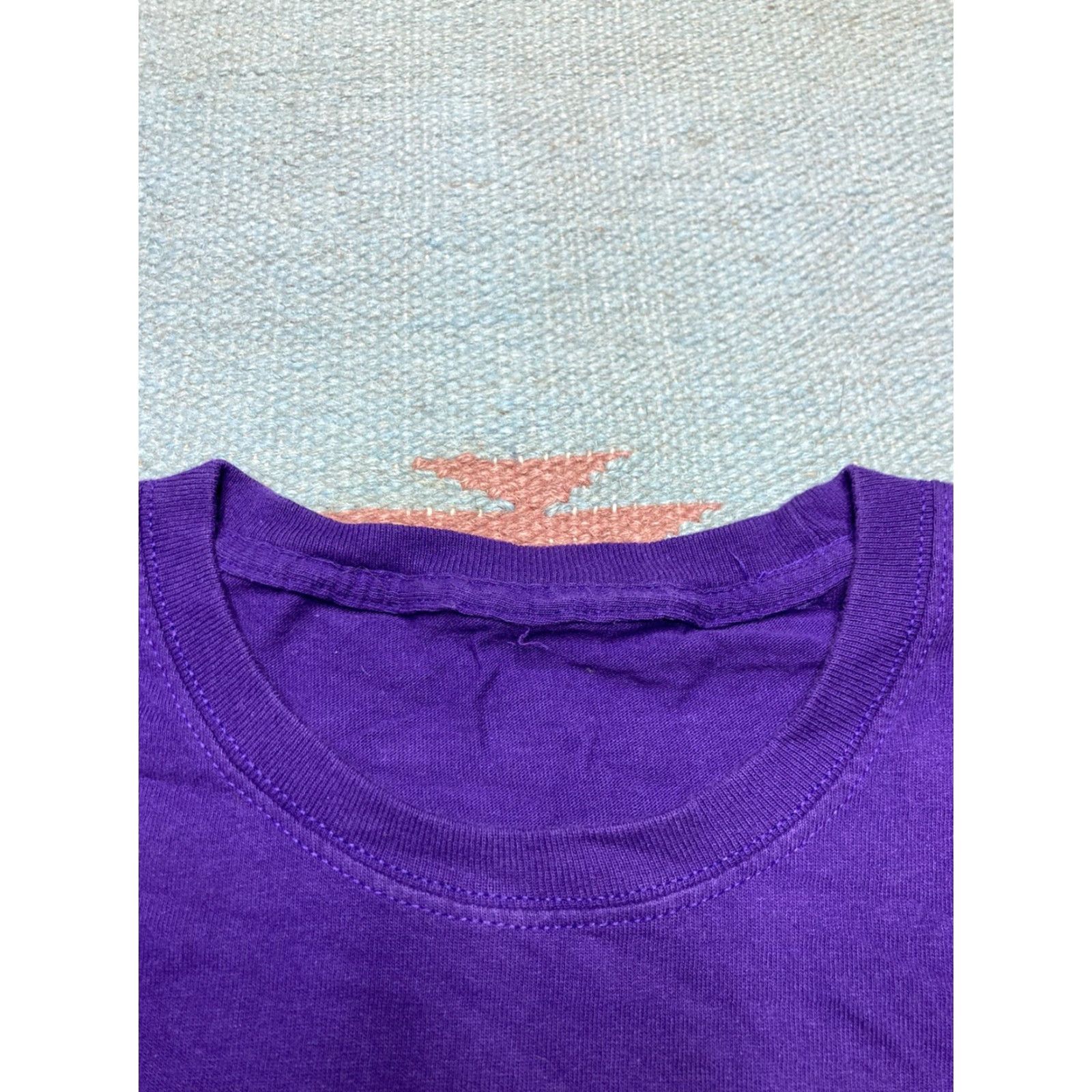 Vintage VINTAGE Dragon T-Shirt Mens M Purple Funny Literally f*cked card graphic Medium Size US M / EU 48-50 / 2 - 3 Thumbnail