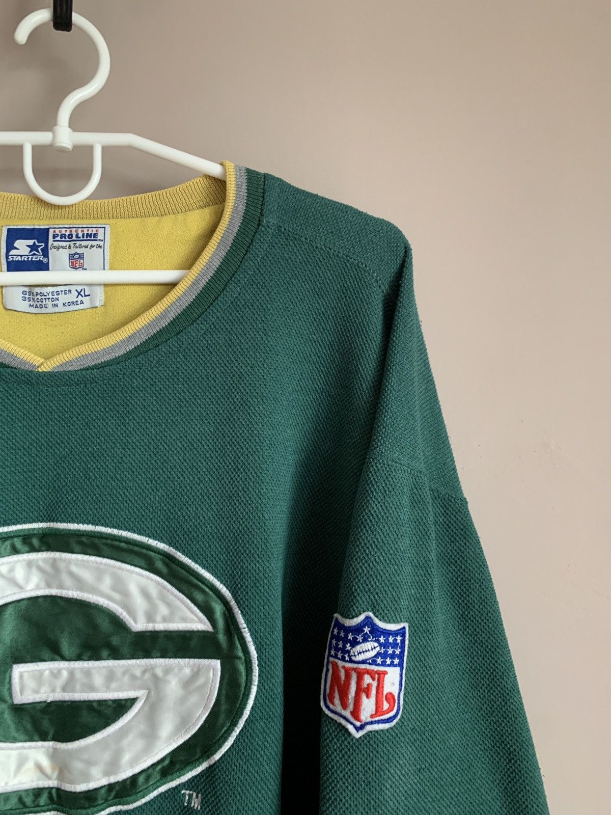 Starter Vintage 90s Green Bay Packers Vintage NFL Starter Sweatshirt Size US XL / EU 56 / 4 - 4 Thumbnail