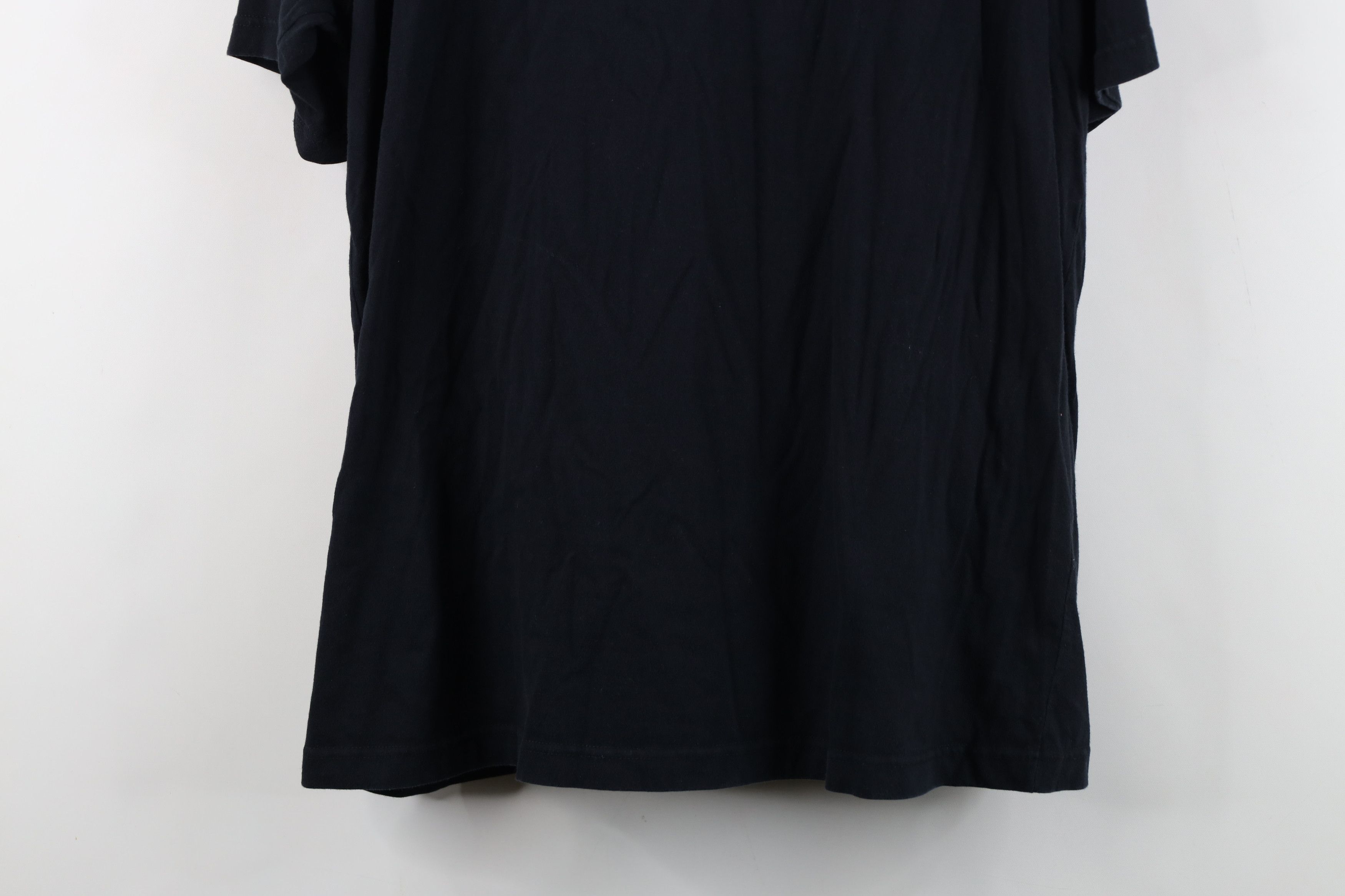 Lands' End Vintage 90s Y2K Lands End Heavyweight Cotton T-Shirt Black Size US L / EU 52-54 / 3 - 13 Thumbnail