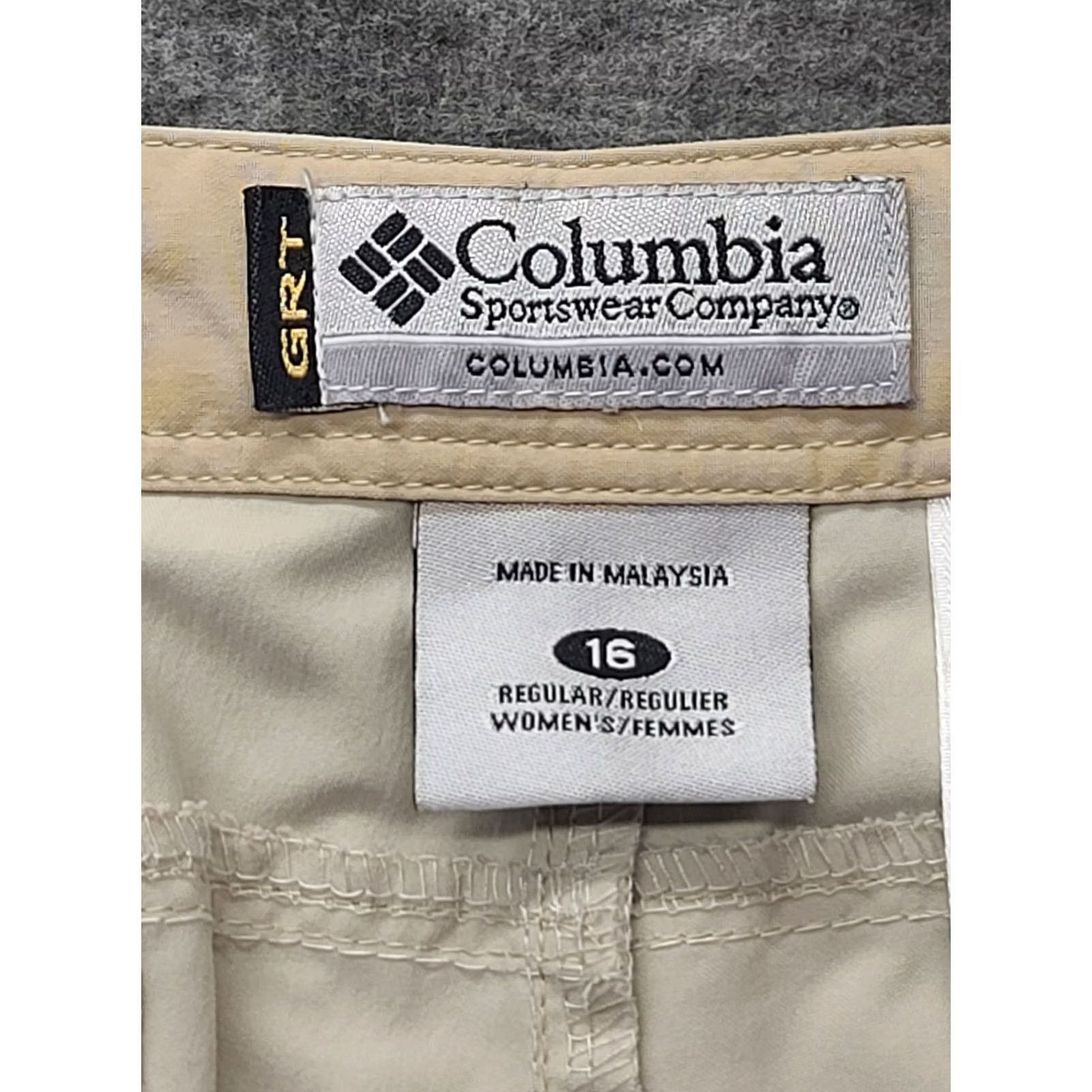 Vintage Columbia GRT Pants Womens 16x31 Relaxed Fit Straight Leg Cargo Gorpcore Hiking Shirt Size 38" / US 16 / IT 52 - 2 Thumbnail
