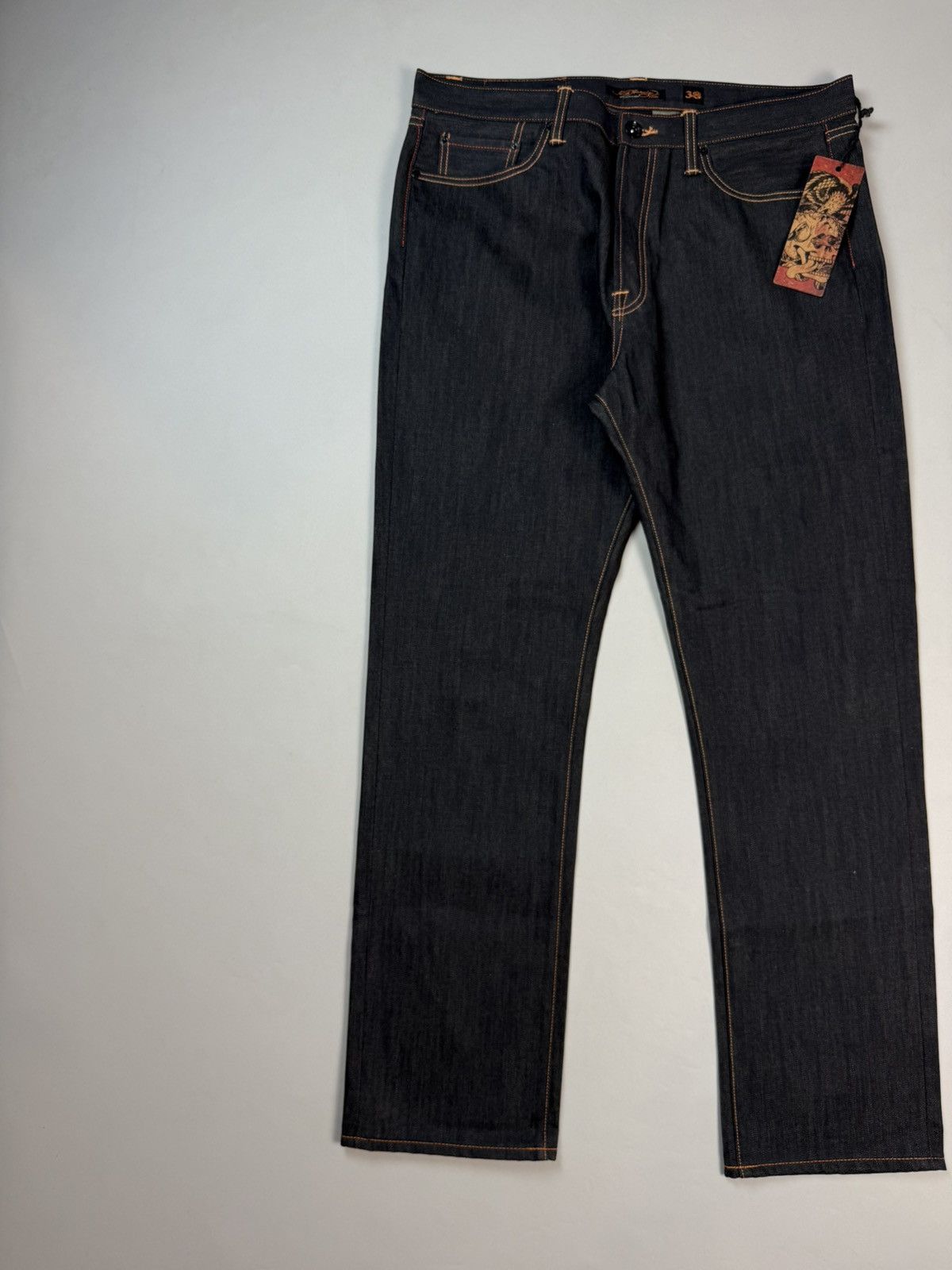 Ed Hardy BNWT! Ed Hardy By Christian Audigier Rap Baggy Denim Jeans Size US 38 / EU 54 - 10 Thumbnail