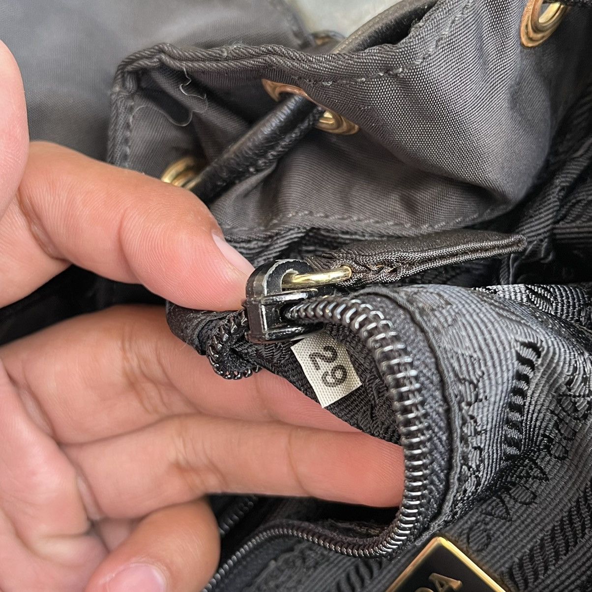 Prada Prada Vintage Quilted Nylon Backpack Size ONE SIZE - 14 Thumbnail