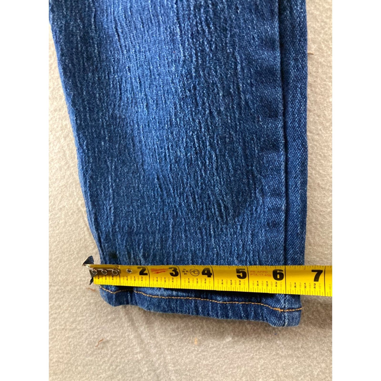 Vintage Action West High Rise Mom Jeans Womens 18 Stretch Denim Stone Wash Blue Size 40" / US 18 - 6 Thumbnail