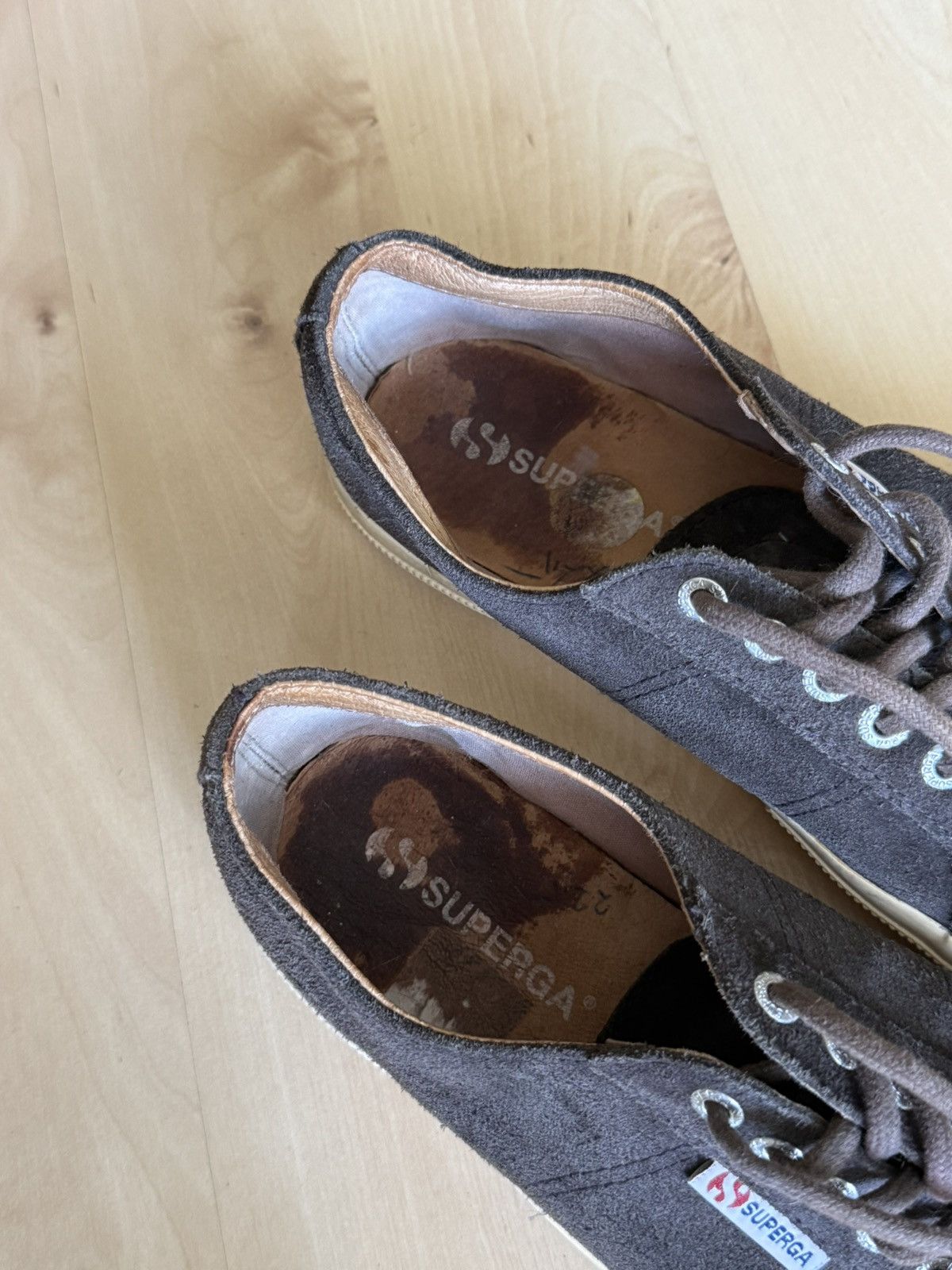 Superga Superga Suede Cotu Classic leather vintage low sneakers Size US 7.5 / EU 40-41 - 6 Thumbnail
