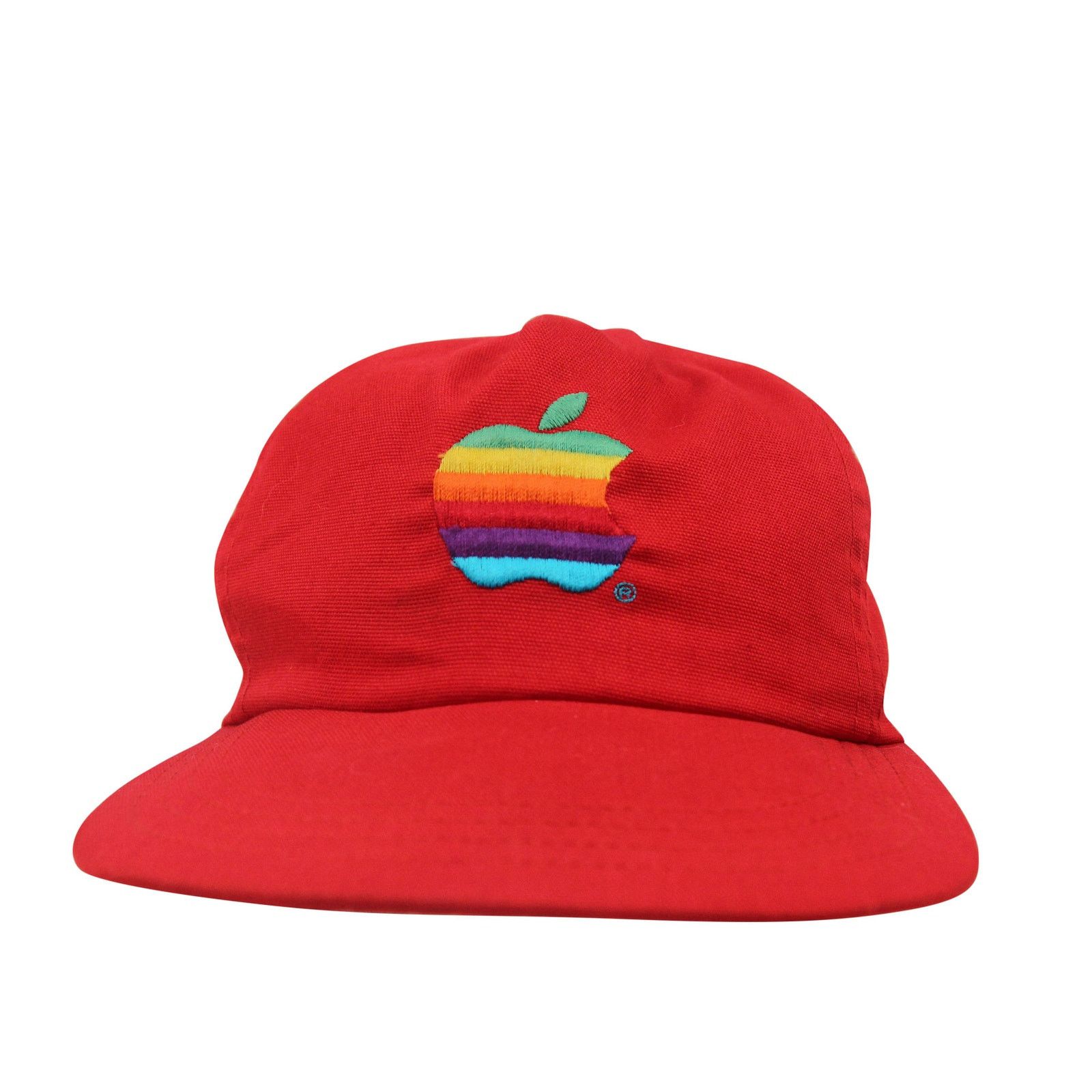 Apple × Mackintosh × Vintage Vintage Mac Computer Rainbow Apple Logo Trucker Hat Size ONE SIZE - 2 Thumbnail