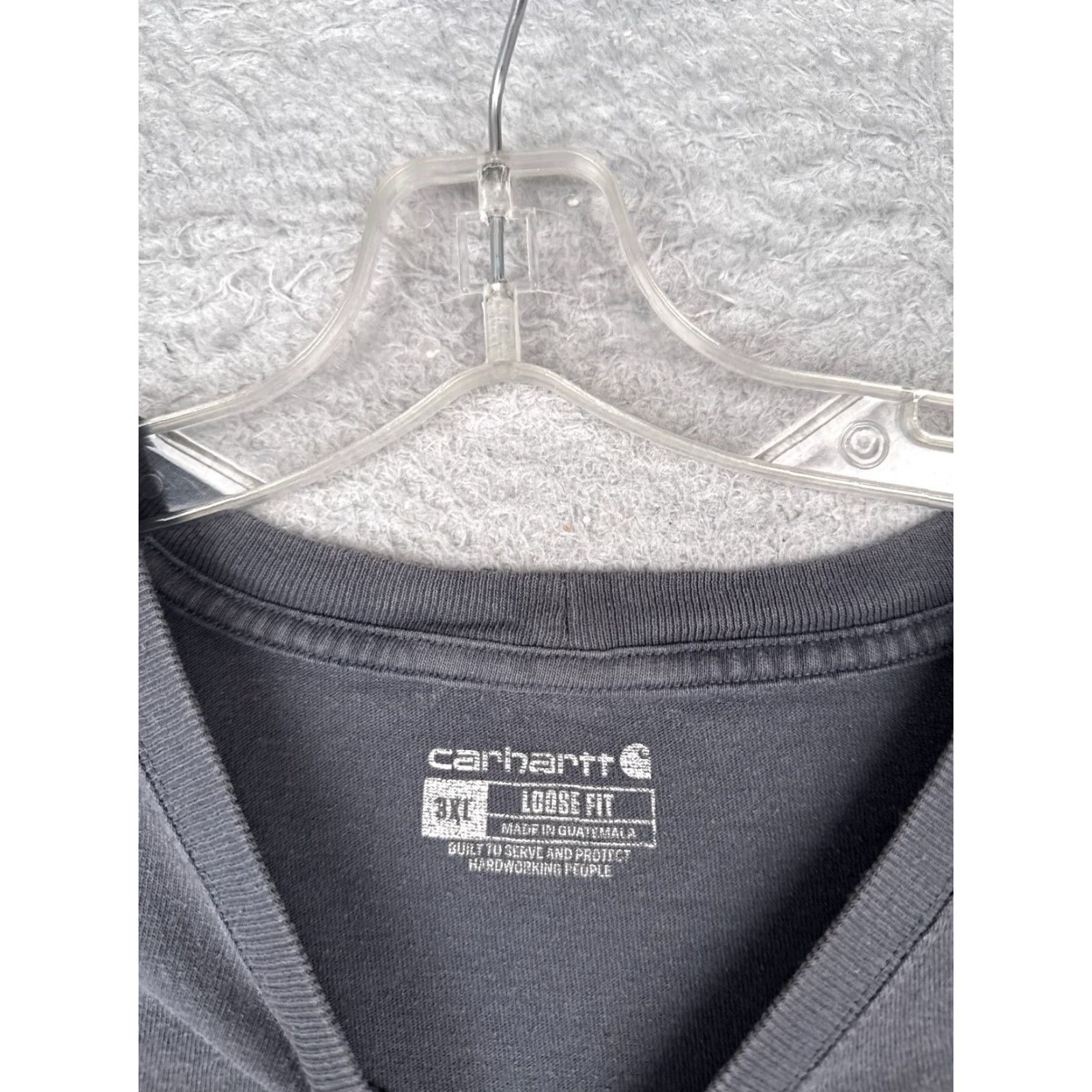 Carhartt Carhartt Shirt Mens 3XL Blue Short Sleeve Crew Pockets Cotton Workwear T-Shirt Size US XXL / EU 58 / 5 - 7 Thumbnail