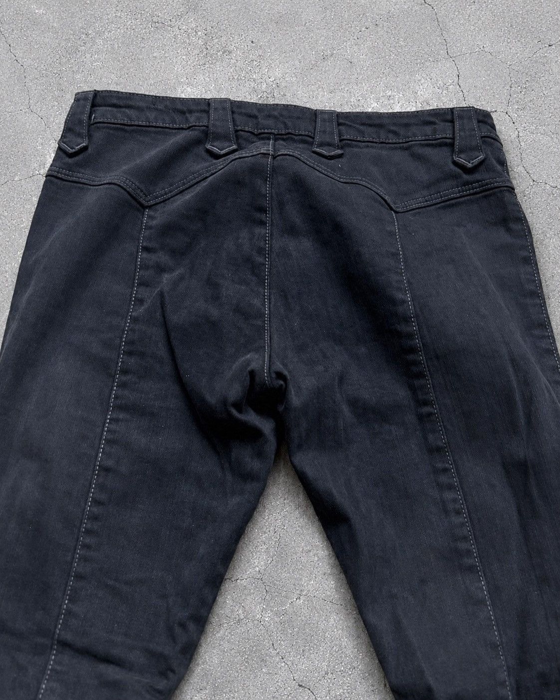 Japanese Brand AG lace up flare jeans Size US 27 - 4 Thumbnail