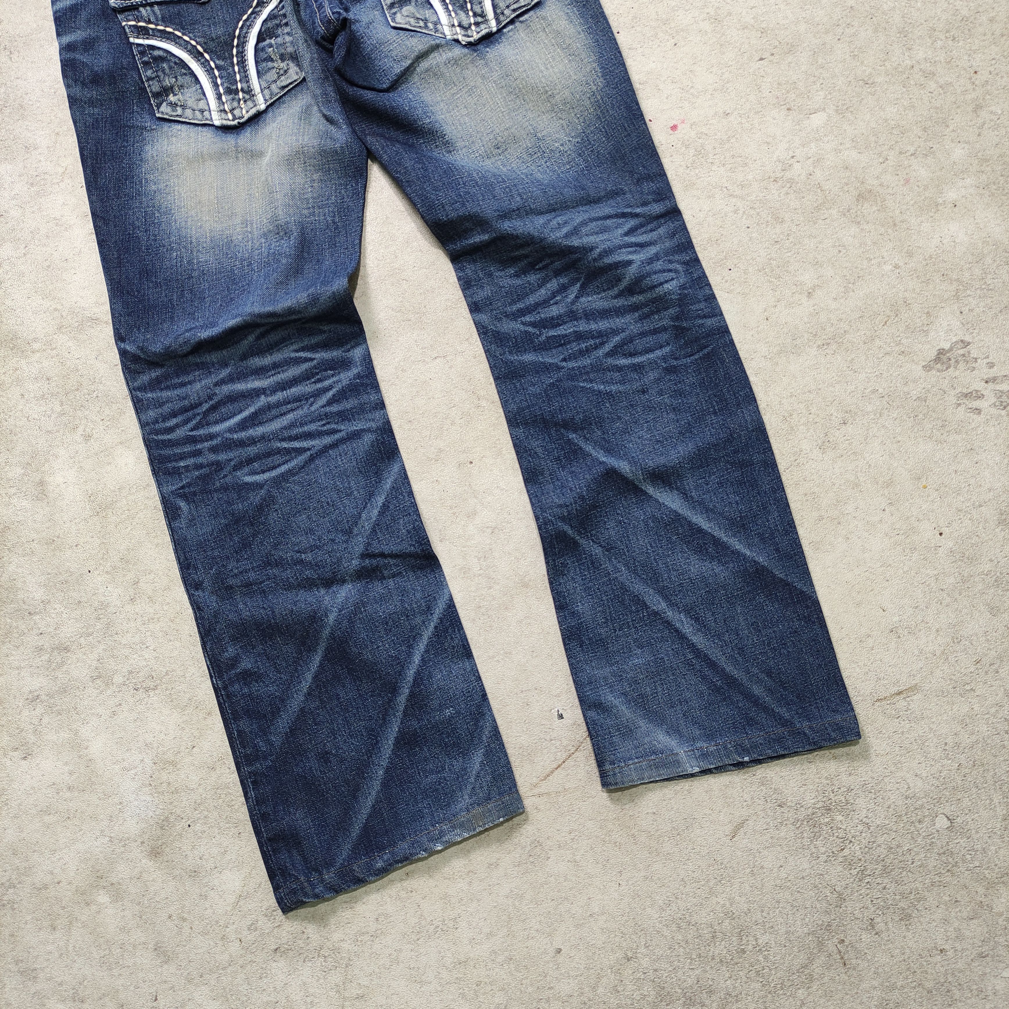 If Six Was Nine Lolita Jeans Mud Wash Japanese Brand 2000s Size US 30 / EU 46 - 8 Thumbnail