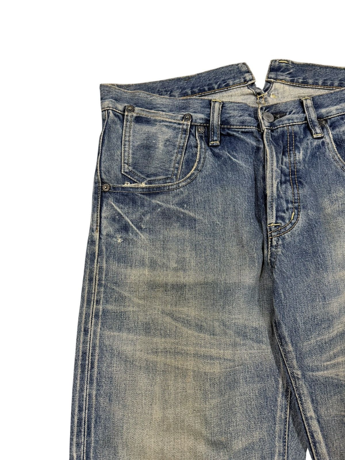 Hysteric Glamour Vtg💥Hysteric Glamour Salvedge Buckle Back Wash Denim Size US 33 - 9 Thumbnail