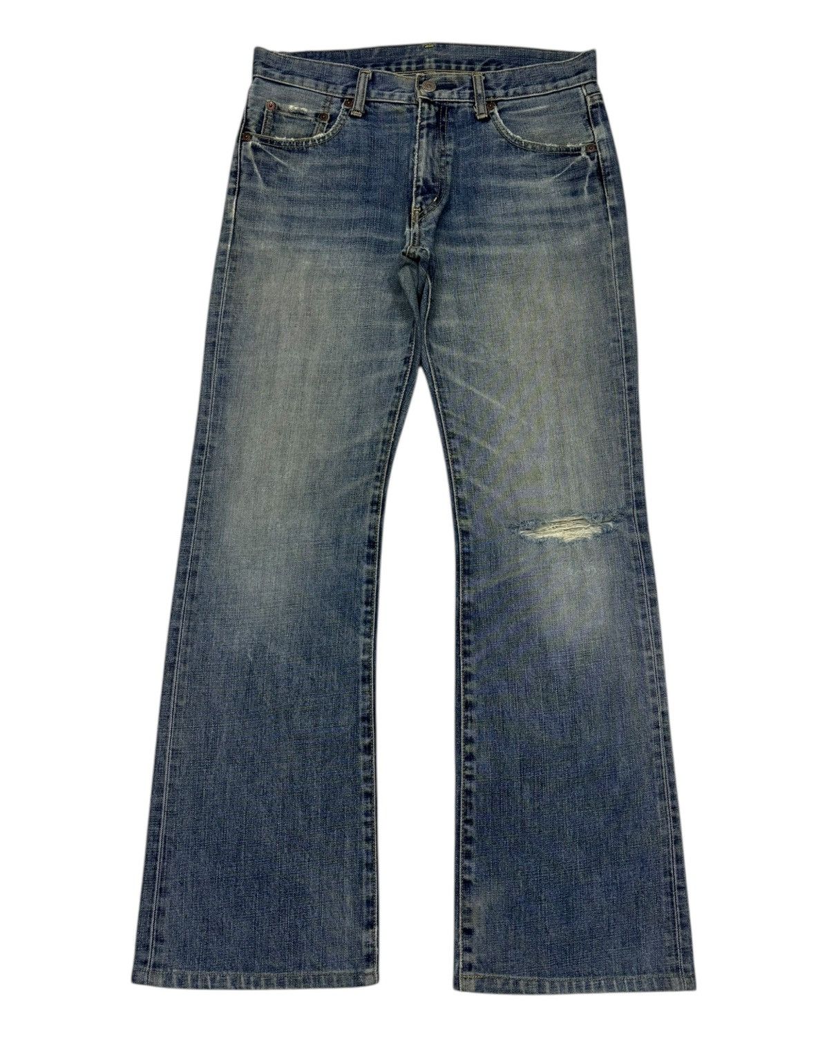 Undercover × Uniqlo 🔥DISTRESSED DENIM BOOTCUT UNIQLO B-002 UNDERCOVER STYLE Size US 32 / EU 48 - 7 Thumbnail