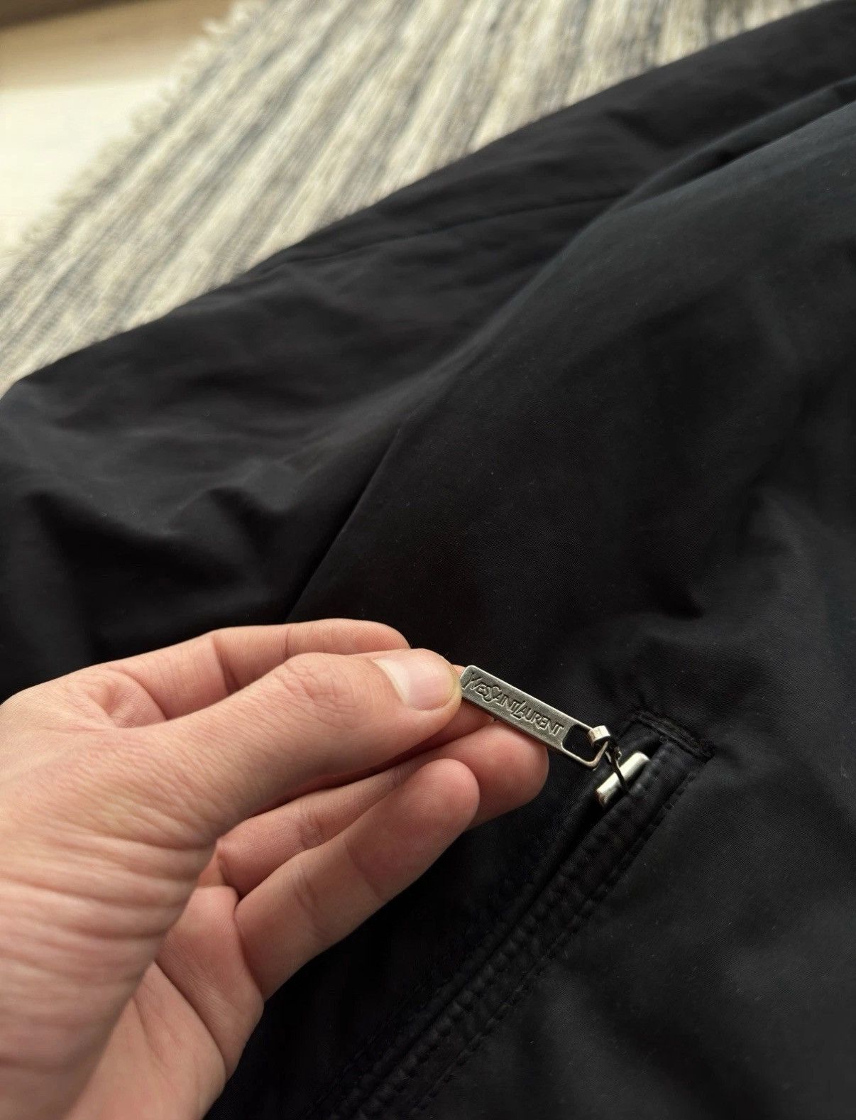 Yves Saint Laurent Yves Saint Lauren YSL Parka Long Jacket With Lining Black Size US L / EU 52-54 / 3 - 10 Thumbnail