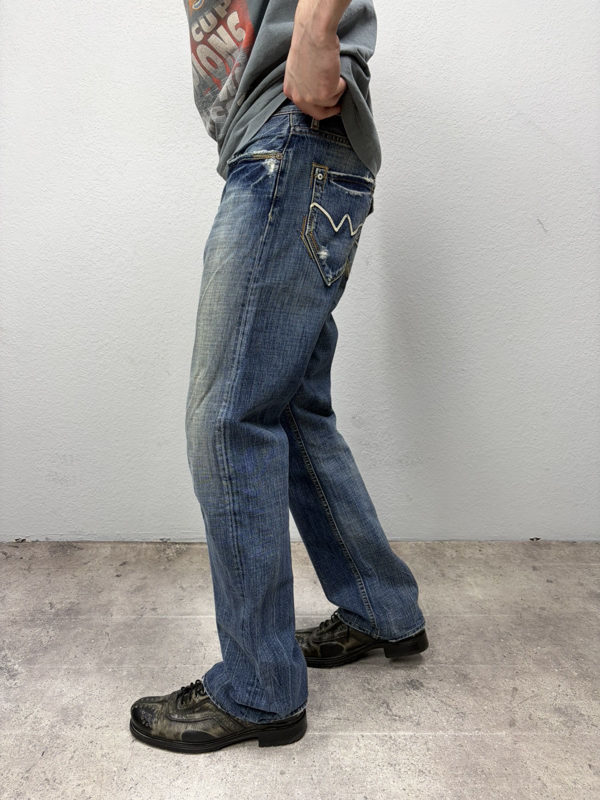 Japan Rags Japan Rags Vintage Wash Denim Japanese Archive Fit Y2K Size US 30 / EU 46 - 4 Thumbnail