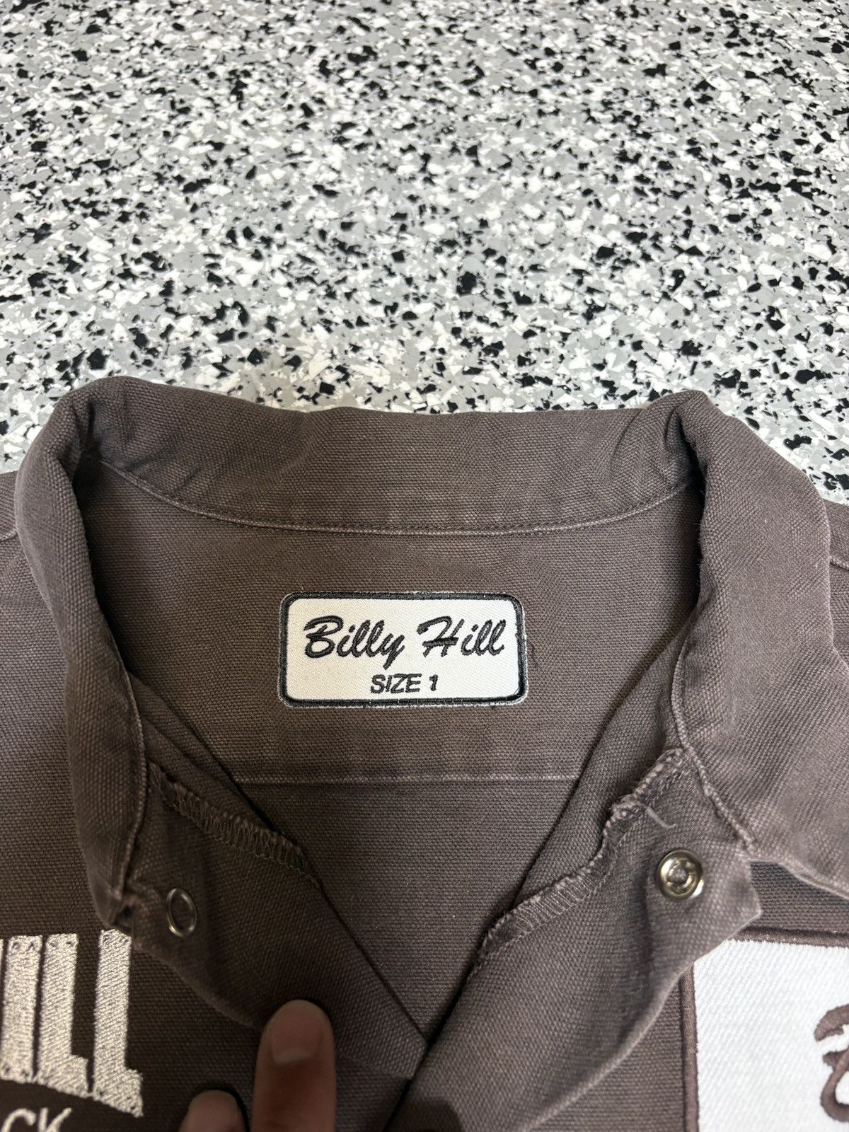 Billy Hill 2023 Billy Hill Brown Mechanic Button Up Shirt Size 1 Size US L / EU 52-54 / 3 - 3 Thumbnail