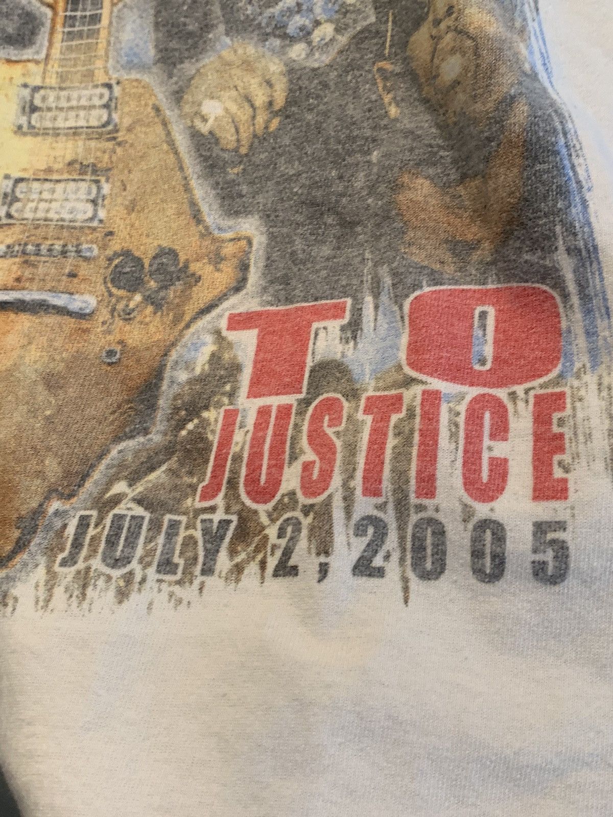 Band Tees × Vintage *RARE* Vintage LIVE 8 2005 Global Concert Band Tour T-Shirt Size US XL / EU 56 / 4 - 5 Thumbnail