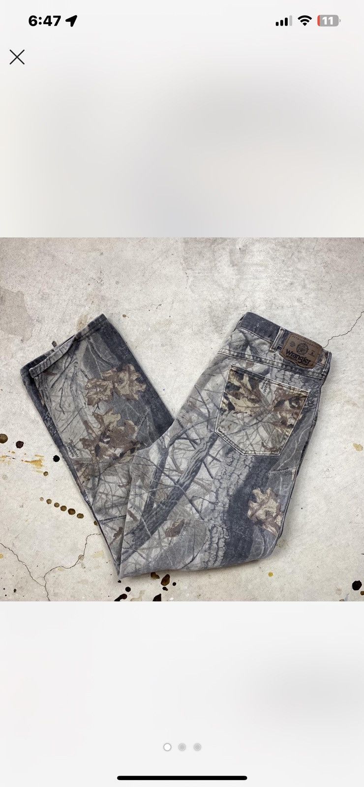 Wrangler Realtree doubleknees Size US 36 / EU 52 - 1 Thumbnail