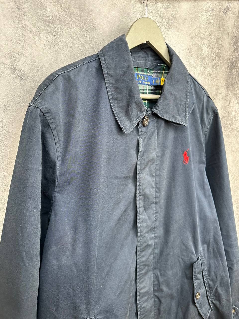 Polo Ralph Lauren Polo Ralph Lauren English Plaid Lined Trench Coat Navy Size US L / EU 52-54 / 3 - 4 Thumbnail