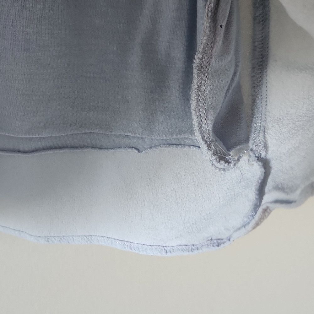 Aritzia ARITZIA | WILFRED blouse Top Short Sleeve In Baby Blue Sz M Size M / US 6-8 / IT 42-44 - 4 Thumbnail
