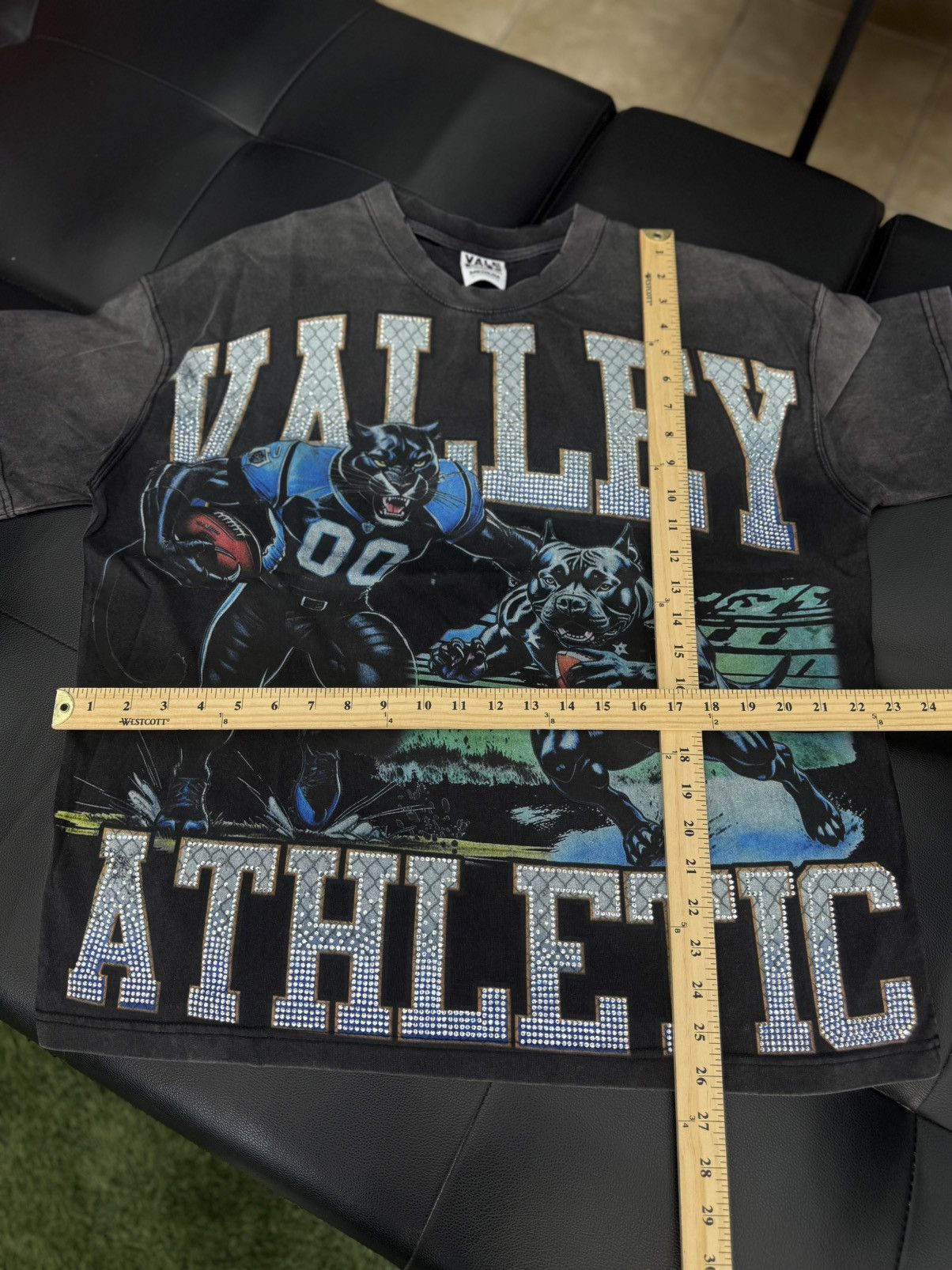 Vale Valley Stone Football Tee Shirt Shiny Size M (NEW) Size US M / EU 48-50 / 2 - 6 Thumbnail