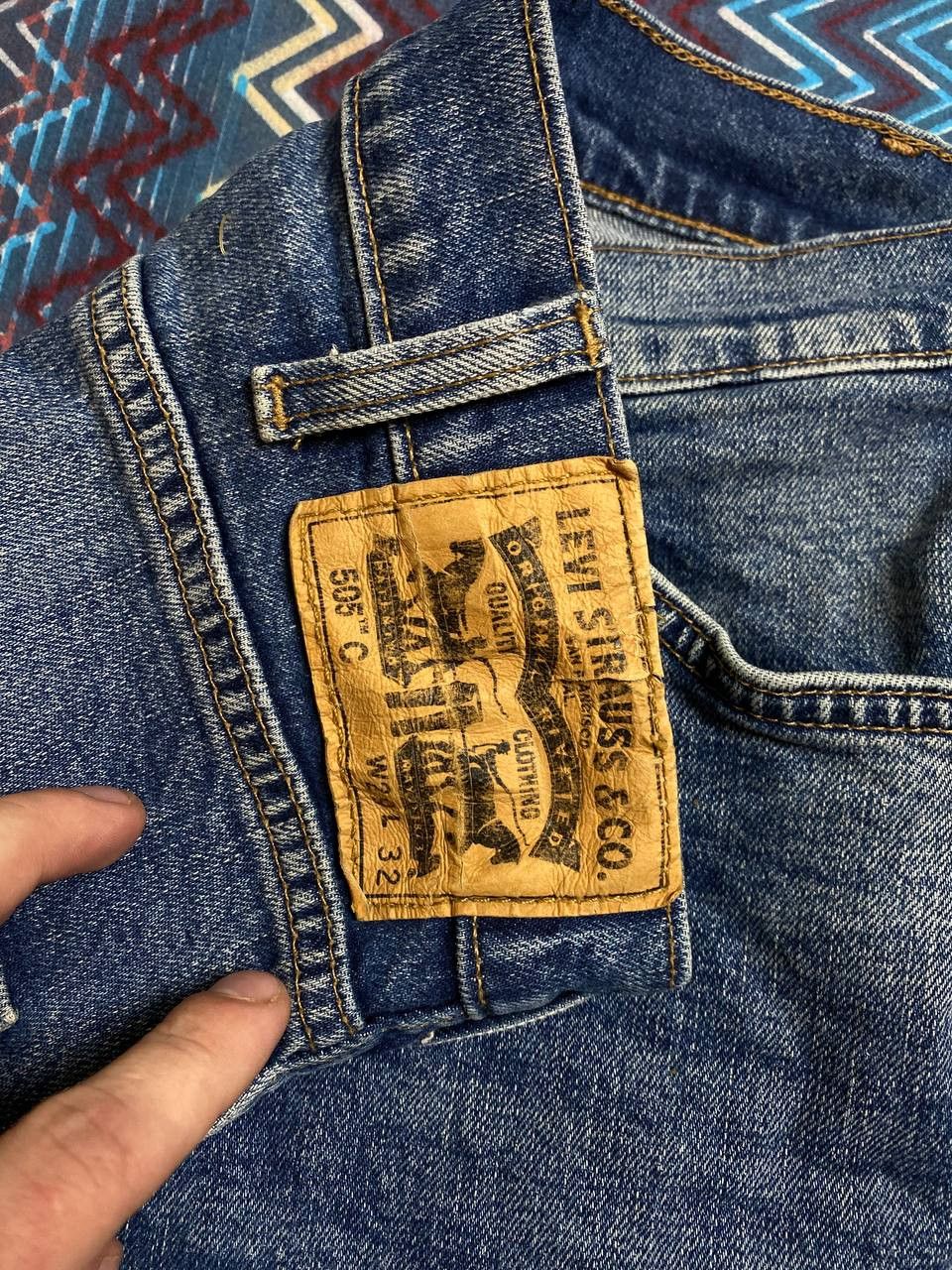Levi's × Vintage 90s Vintage Levis 501 Grey Made In USA Distressed Jeans Size US 29 - 8 Thumbnail