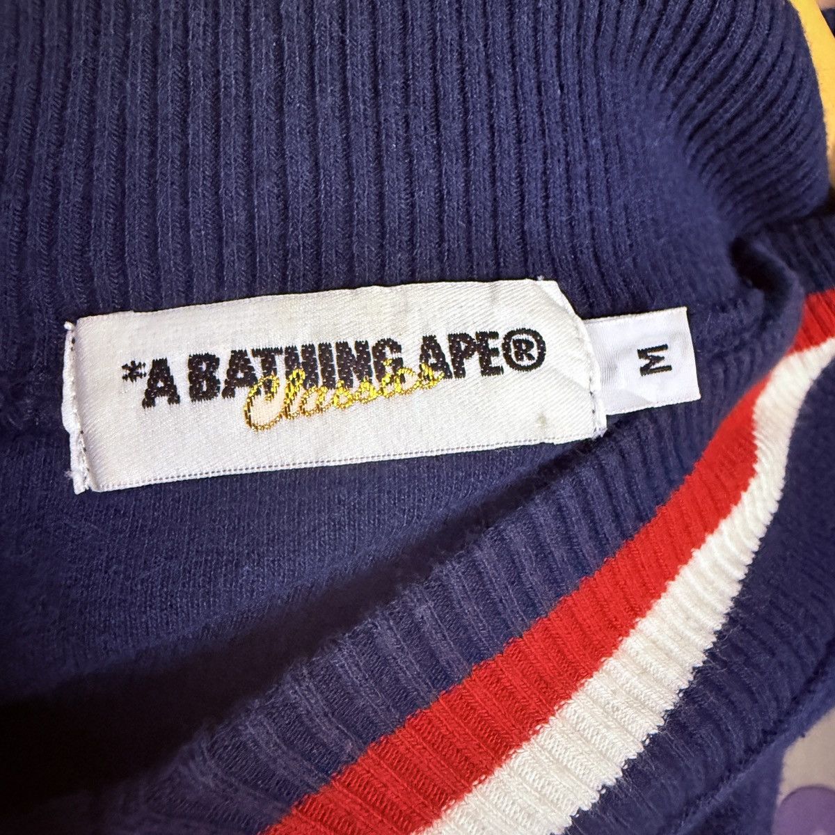Bape Bape a Bathing ape collage knitwear vneck Size US M / EU 48-50 / 2 - 4 Thumbnail