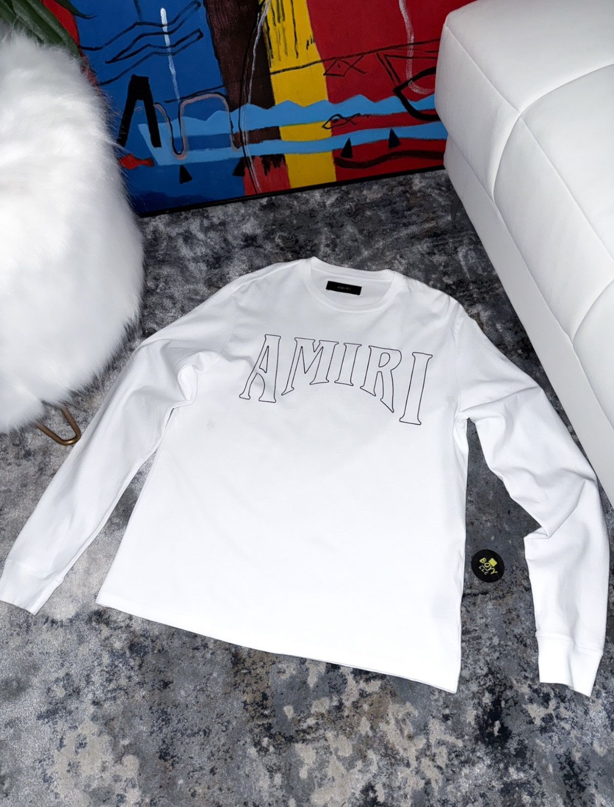 Amiri Amiri logo long sleeve t shirt Size US M / EU 48-50 / 2 - 1 Thumbnail