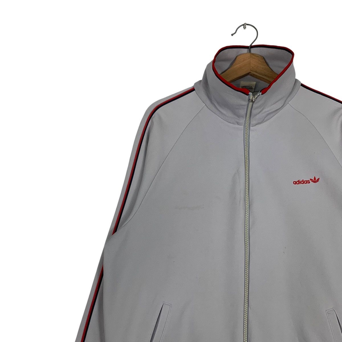 Adidas ADIDAS Trefoil Embroidery Small Logo Track Jacket #1274-C57 Size US M / EU 48-50 / 2 - 6 Thumbnail