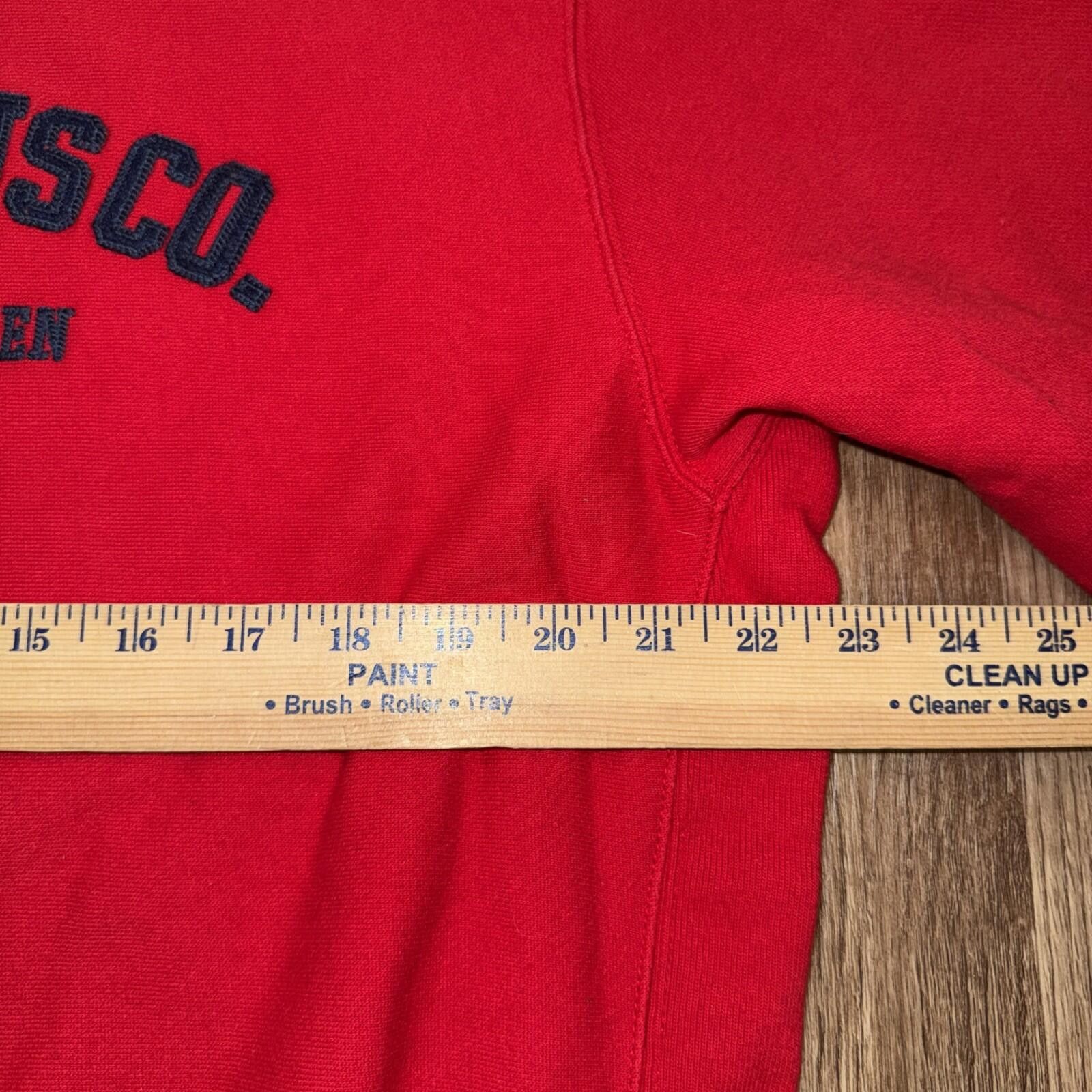 Polo Ralph Lauren Vtg Polo Jeans Co. Ralph Lauren Sweatshirt Spellout Flag Red Size XL / US 12-14 / IT 48-50 - 6 Thumbnail