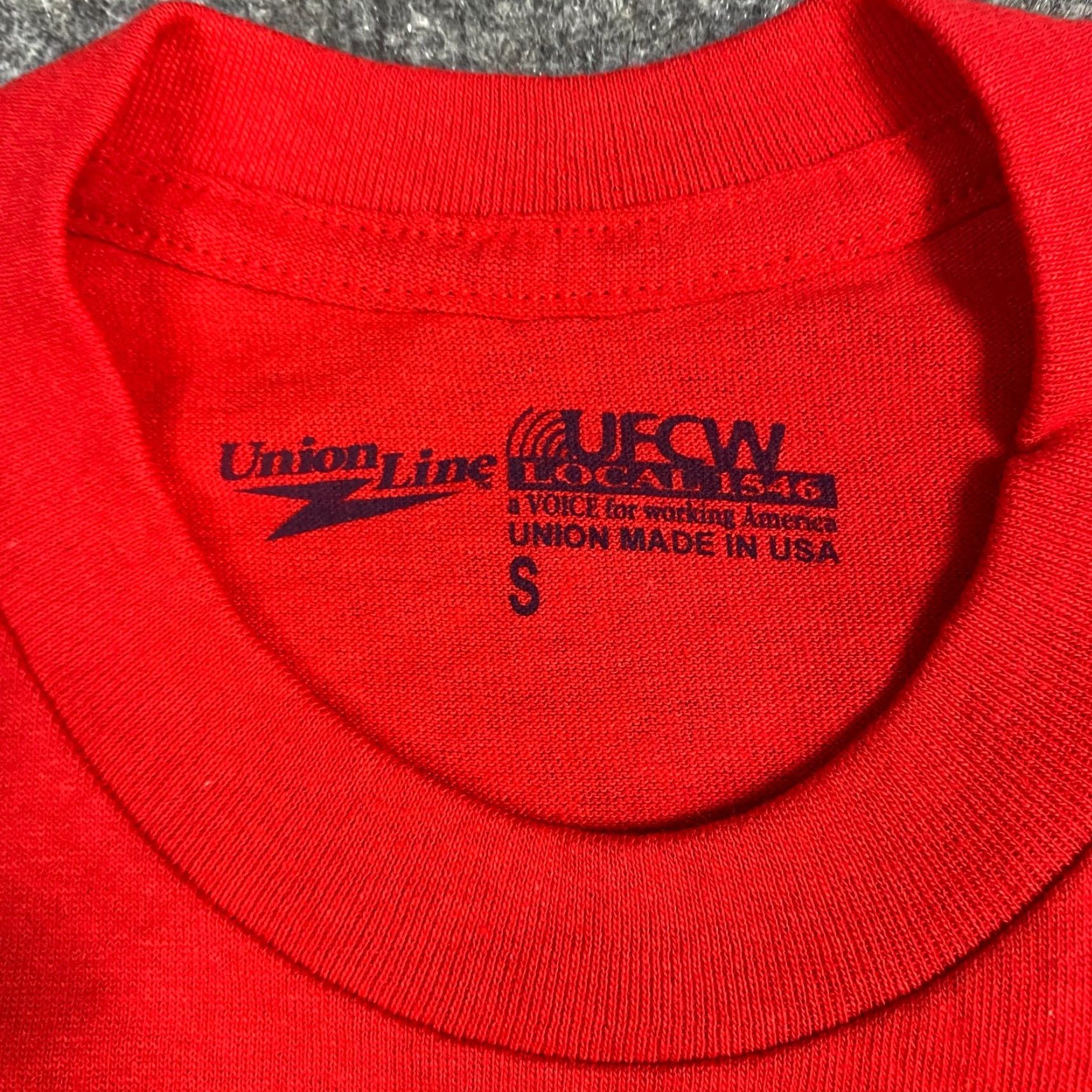 Doublet VINTAGE Local 25 T-shirt S Red Union Double Sided Made in USA Washington DC Mens Size US S / EU 44-46 / 1 - 2 Thumbnail