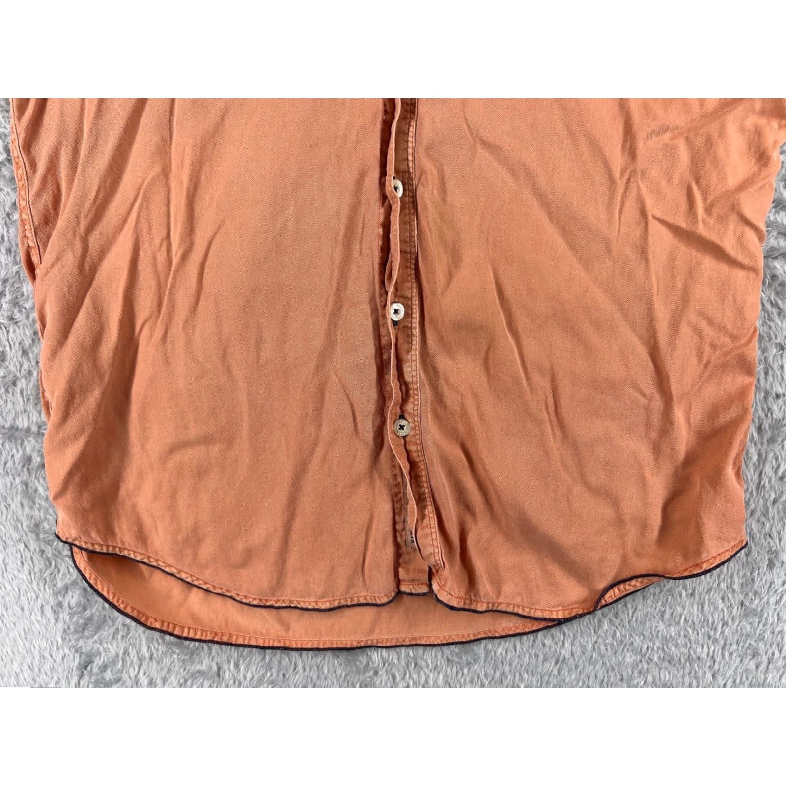 Tommy Bahama Tommy Bahama Shirt Men M Orange Long Sleeve Button-Up Twill Floral Aloha Beach Resort 90s? Size US M / EU 48-50 / 2 - 5 Thumbnail
