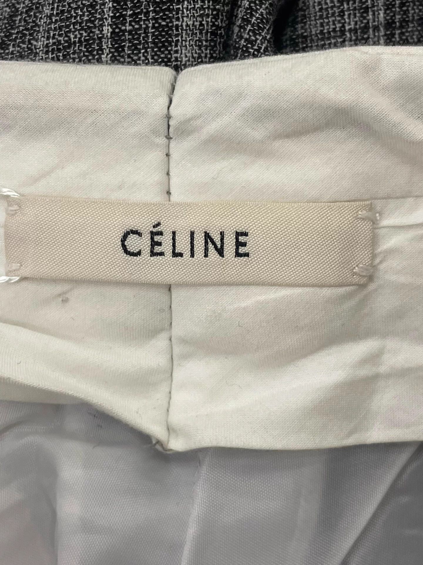 Celine Celine Color-Blocked Checked Suit Pants 36 English Size 25" / US 0 / IT 36 - 3 Thumbnail