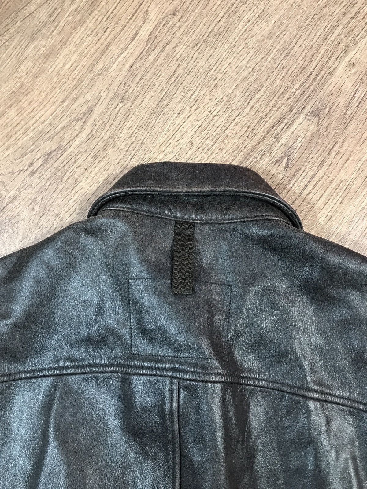 Gap Vintage Distressed Gap Leather Bicker Jacket Size US M / EU 48-50 / 2 - 15 Thumbnail