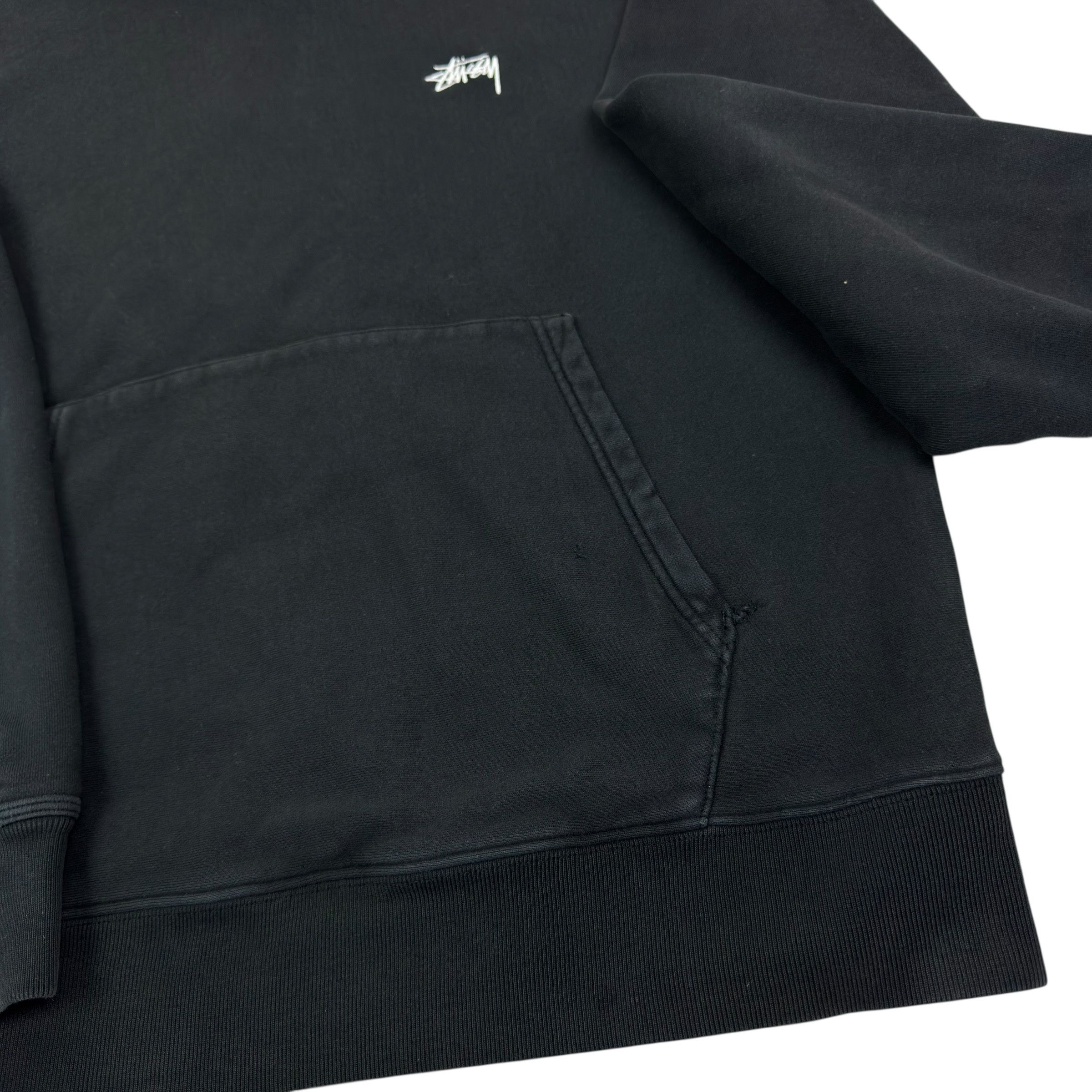 Stussy Stüssy Men's Black Cotton Fleece Lined Pullover Hoodie Large Size US L / EU 52-54 / 3 - 5 Thumbnail