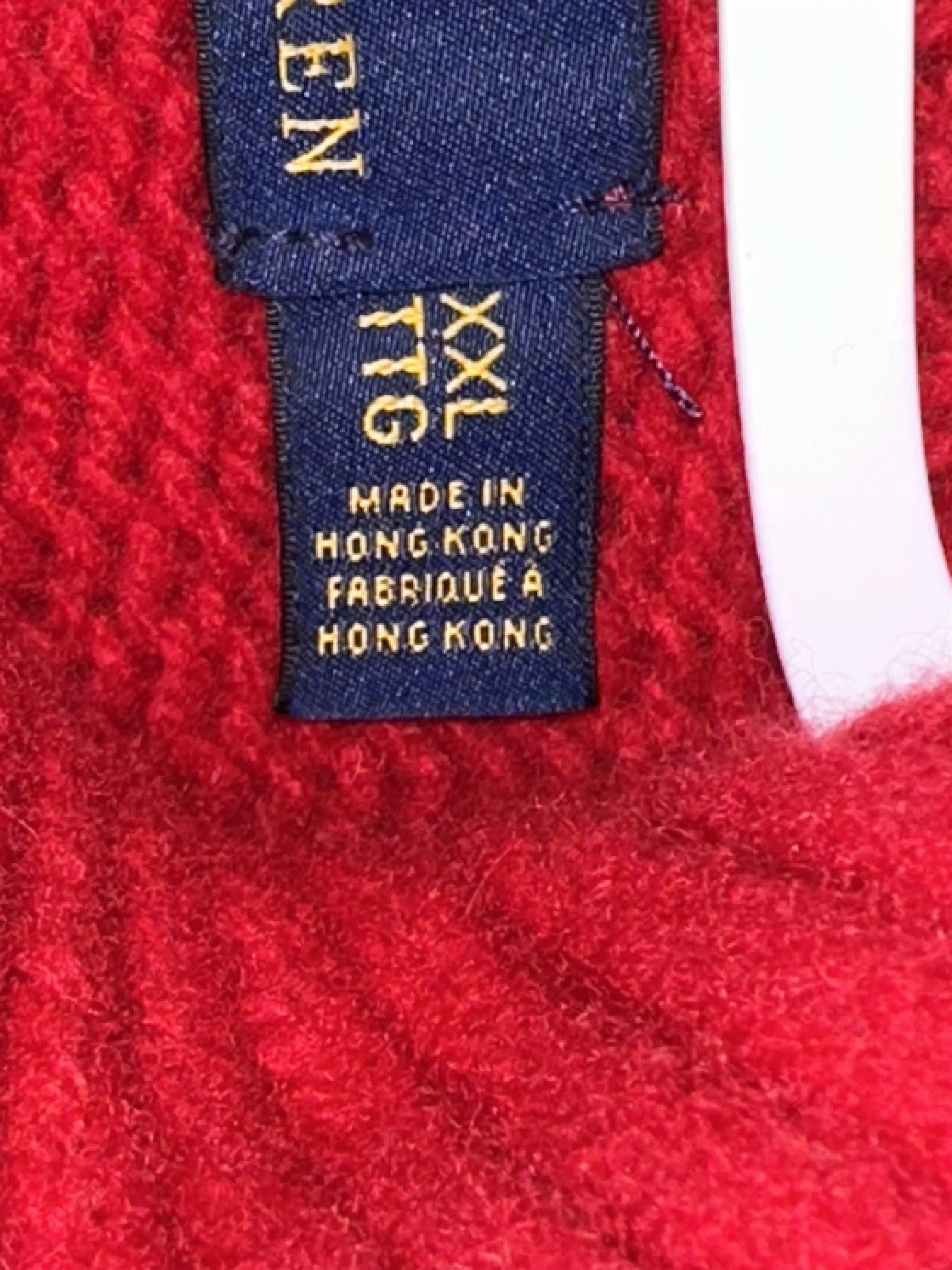 Polo Ralph Lauren Ralph Lauren Red Wool/Cashmere Turtle Neck Sweater sz 2XL Size US XXL / EU 58 / 5 - 7 Thumbnail