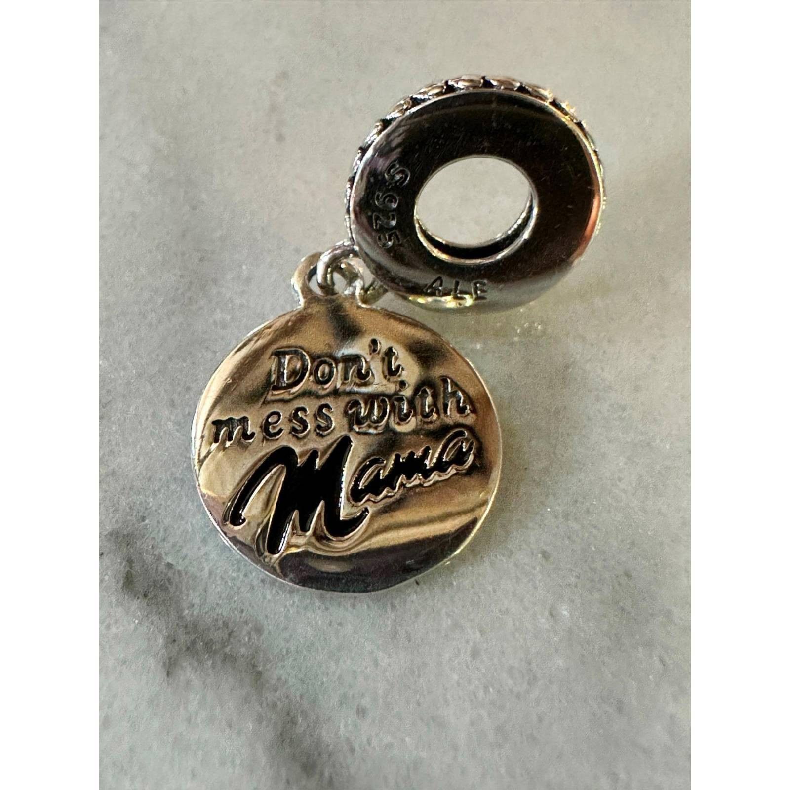 pandora Authentic Pandora #793204C01 Mama Engravable Dangle Charm Size ONE SIZE - 3 Thumbnail