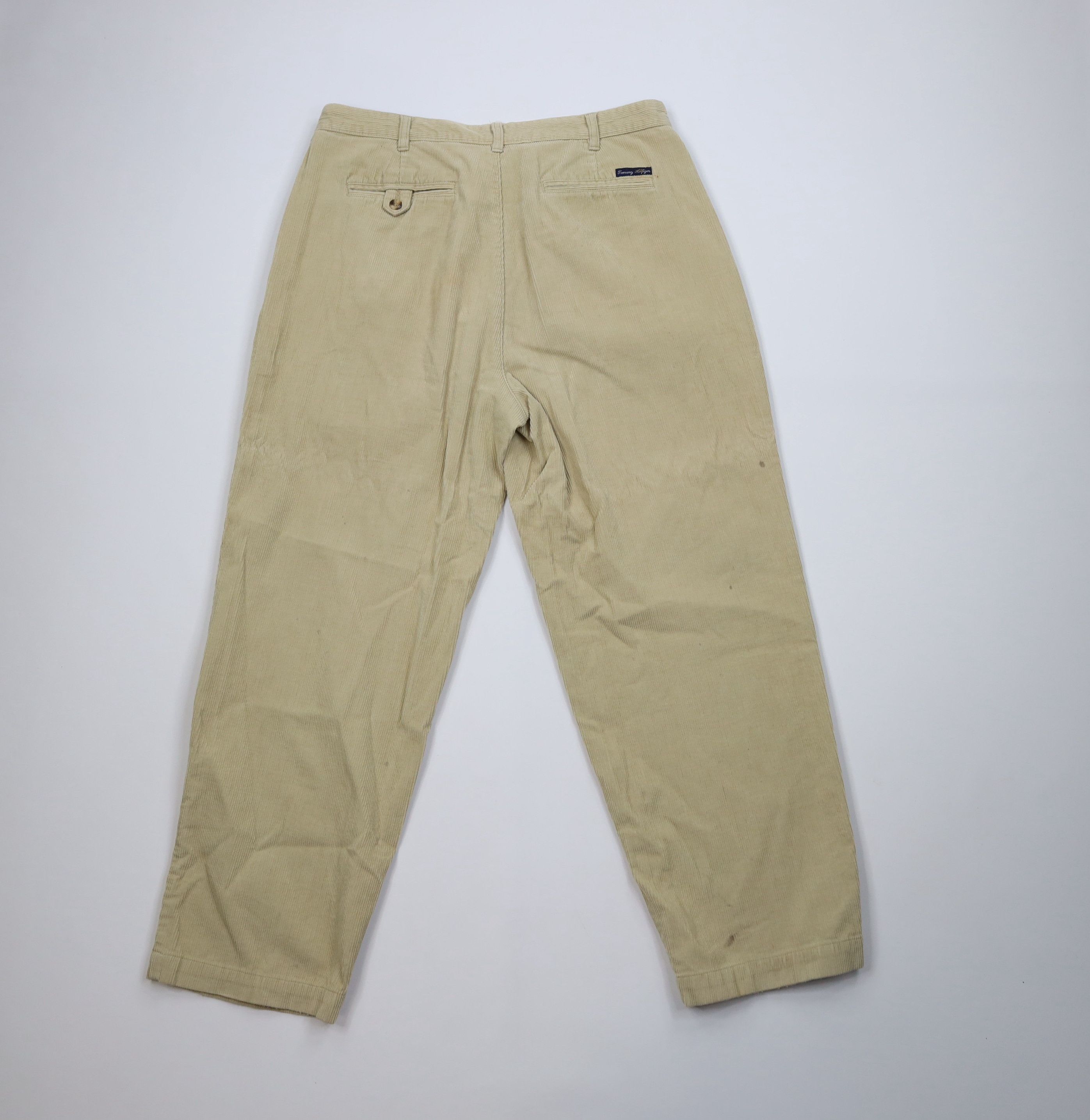 Tommy Hilfiger Vintage 90s Tommy Hilfiger Golf Wide Leg Corduroy Pants Size US 36 / EU 52 - 9 Thumbnail