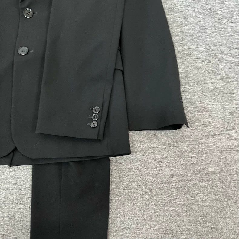 Maison Margiela Maison Margiela Deconstructed Black Suit Jacket with Leathe Size S / US 4 / IT 40 - 4 Thumbnail