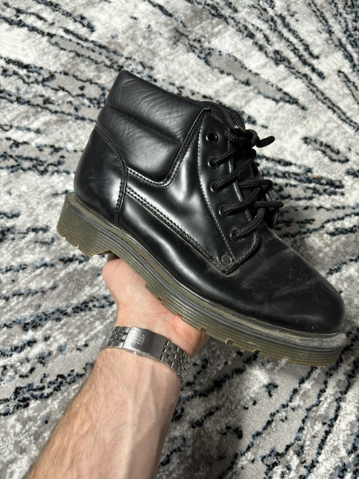 Solovair × Vintage vintage solovair combat boots derby style topquality leather Size US 6.5 / EU 39-40 - 7 Thumbnail
