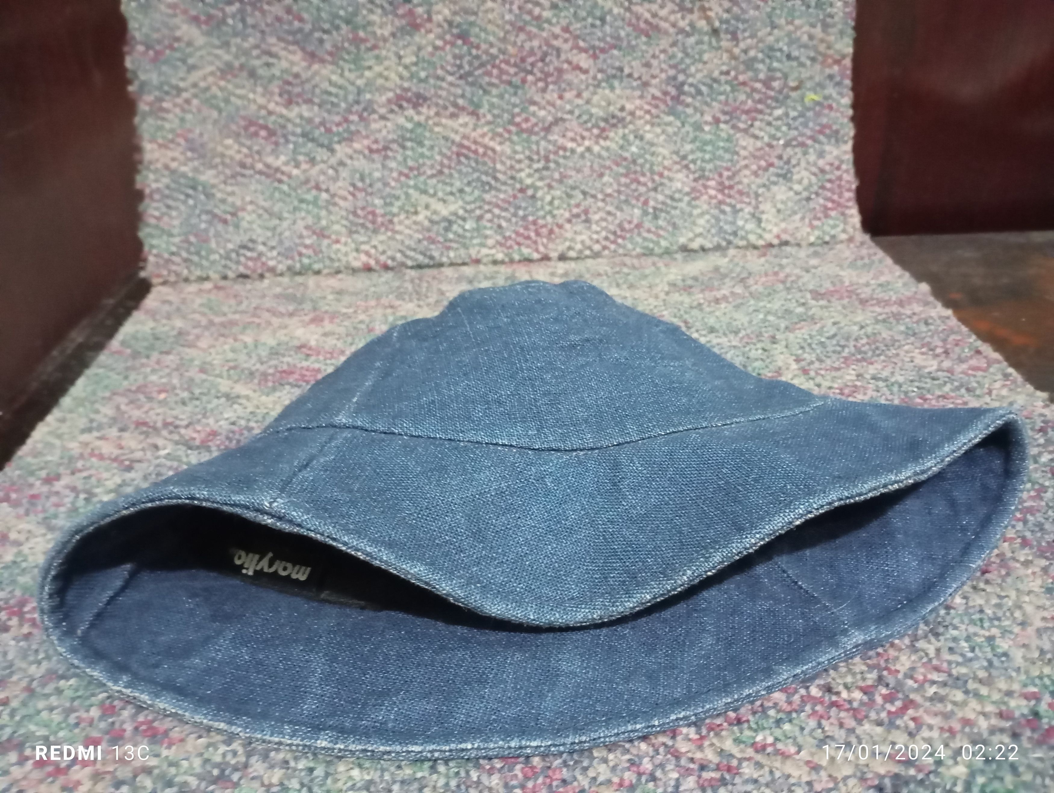 Indigo × Japanese Brand Indigo Bucket Hat Marylia Made in Japan Size ONE SIZE - 3 Thumbnail