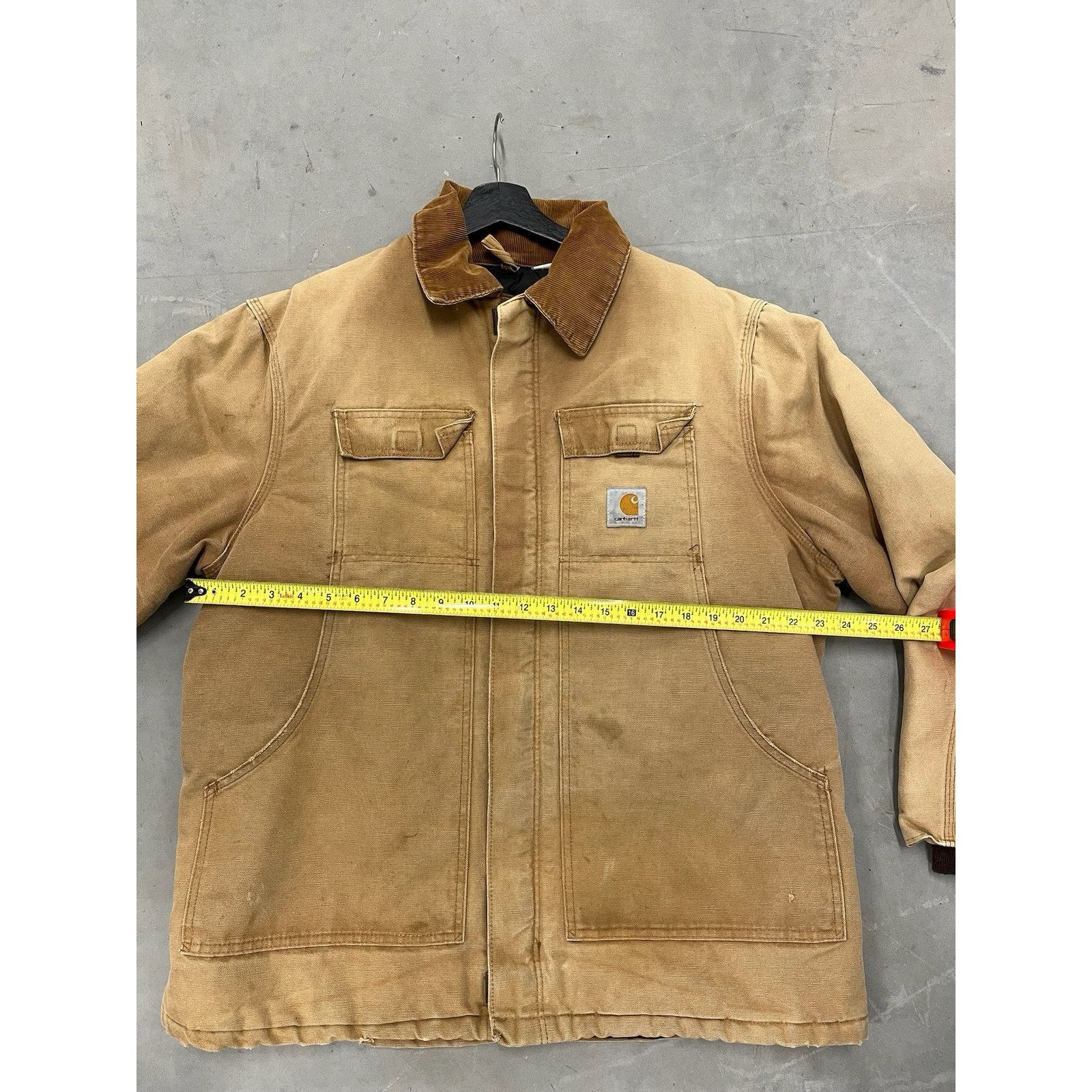 Carhartt Vintage Carhartt Jacket Mens XL 44 Beige Corduroy Collar Size US XL / EU 56 / 4 - 7 Thumbnail