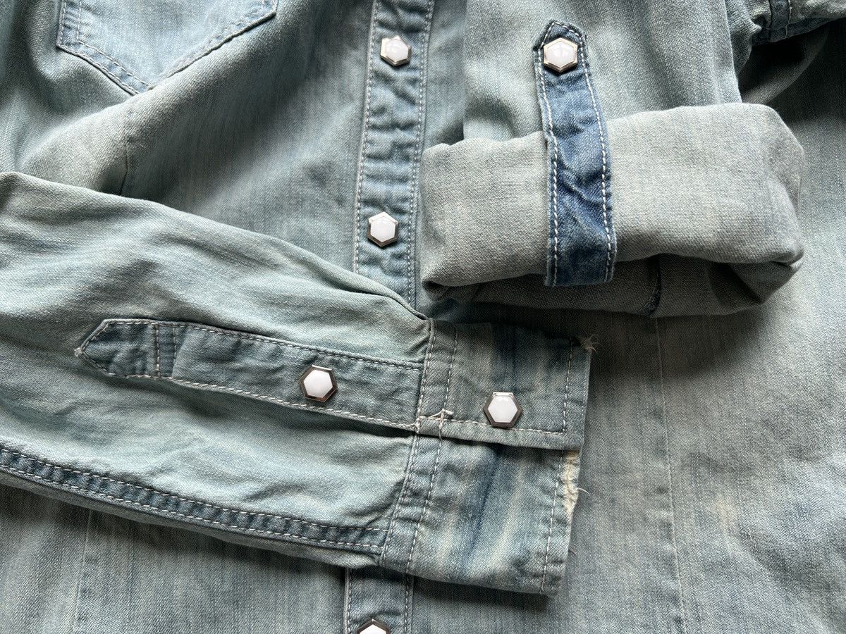 Japanese Brand × Tornado Mart Zero by Tornado Mart Denim Chambray Shirt Size US S / EU 44-46 / 1 - 7 Thumbnail
