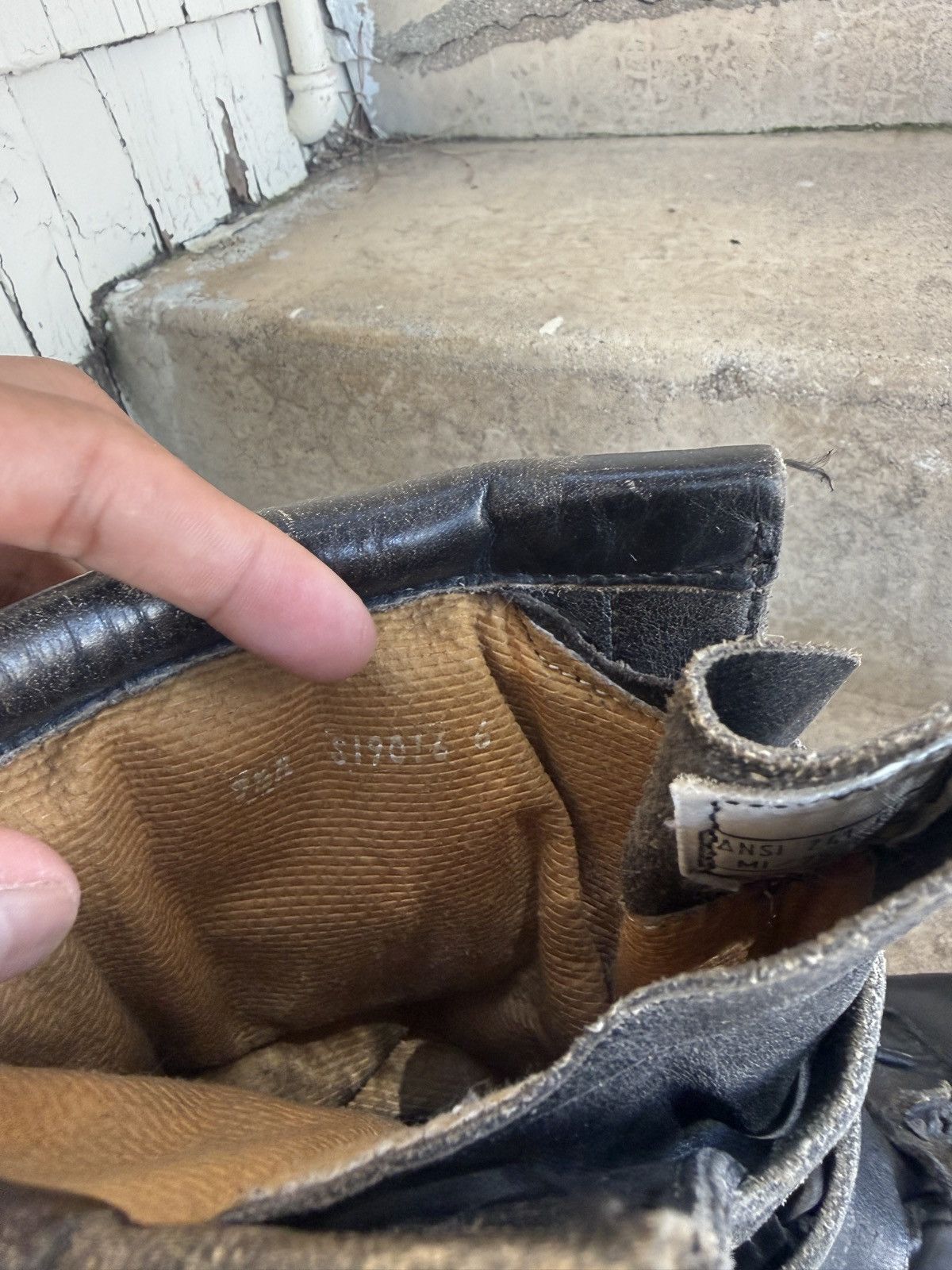 Vintage 1970’s German Tanker Boots Size US 9.5 / EU 42-43 - 11 Thumbnail