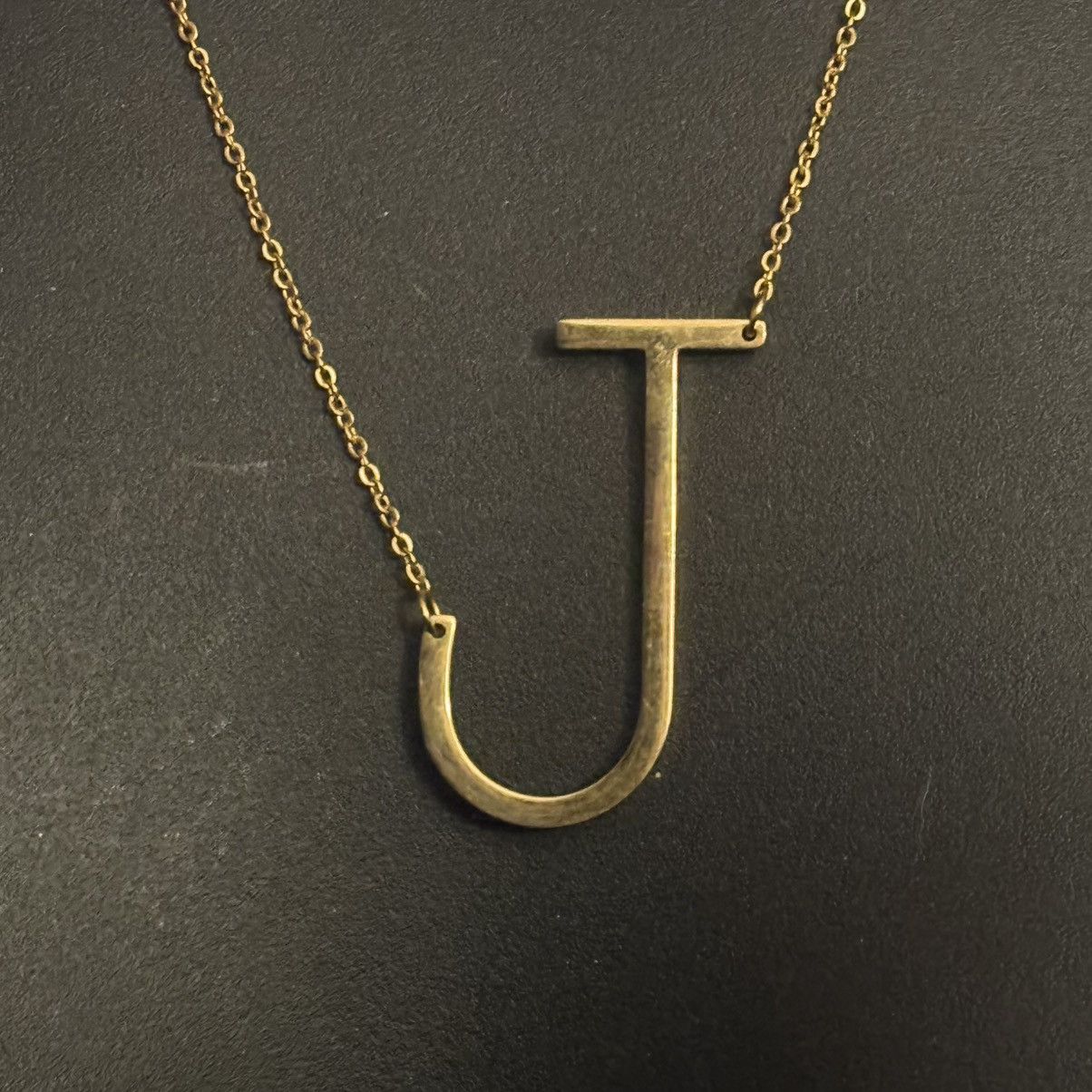 Other Gold tone initial letter J necklace Size ONE SIZE - 2 Thumbnail