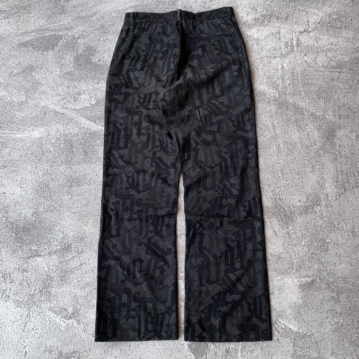 Versace × Versace Jeans Couture Versace Monogram Wool Pants Size US 28 / EU 44 - 2 Thumbnail