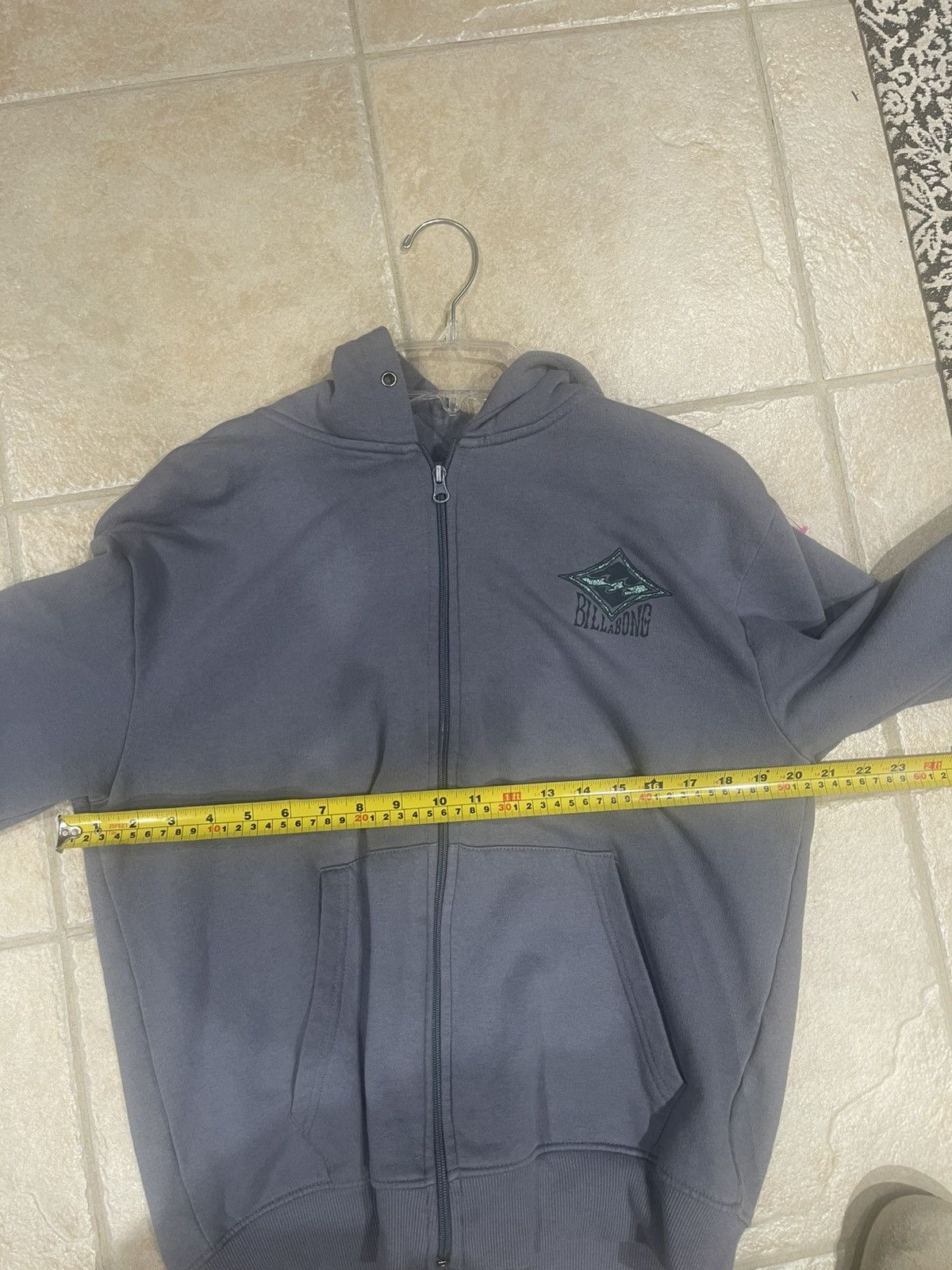 Billabong Billabong Wave Logo Full Zip Hoodie Mens Size S Blue Gray Size US S / EU 44-46 / 1 - 8 Thumbnail