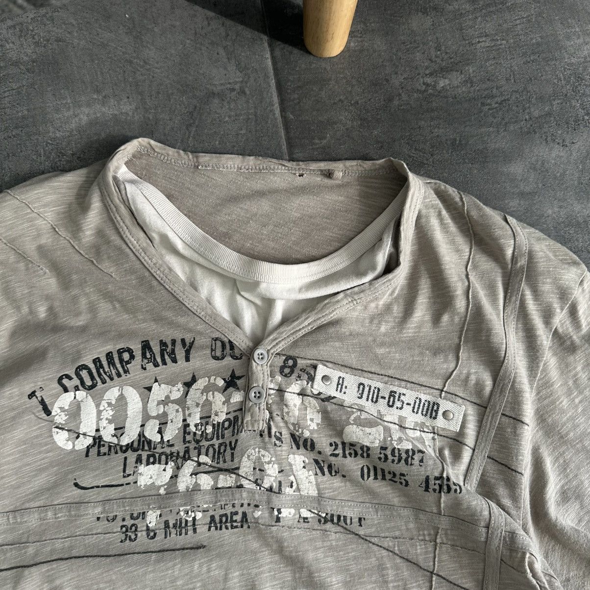 Japanese Brand × Vintage Vintage Japanese Style T-shirts Grunge Avantgarde Y2K 00s Size US L / EU 52-54 / 3 - 8 Thumbnail