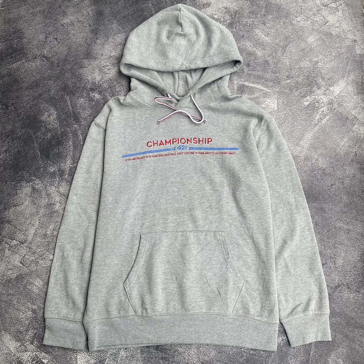 image of Who A U Hoodie Who Au Championship in Grey, Men's (Size Large)