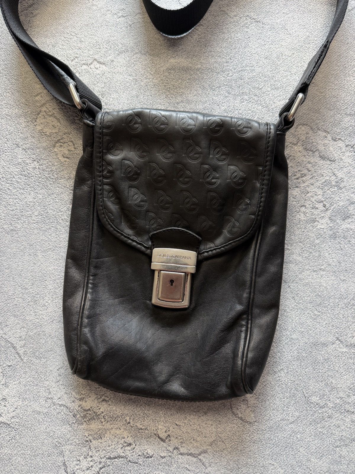 Dolce & Gabbana Dolce & Gabbana Leather Messenger Bag/D&G Zip Shoulder Bag Size ONE SIZE - 2 Thumbnail