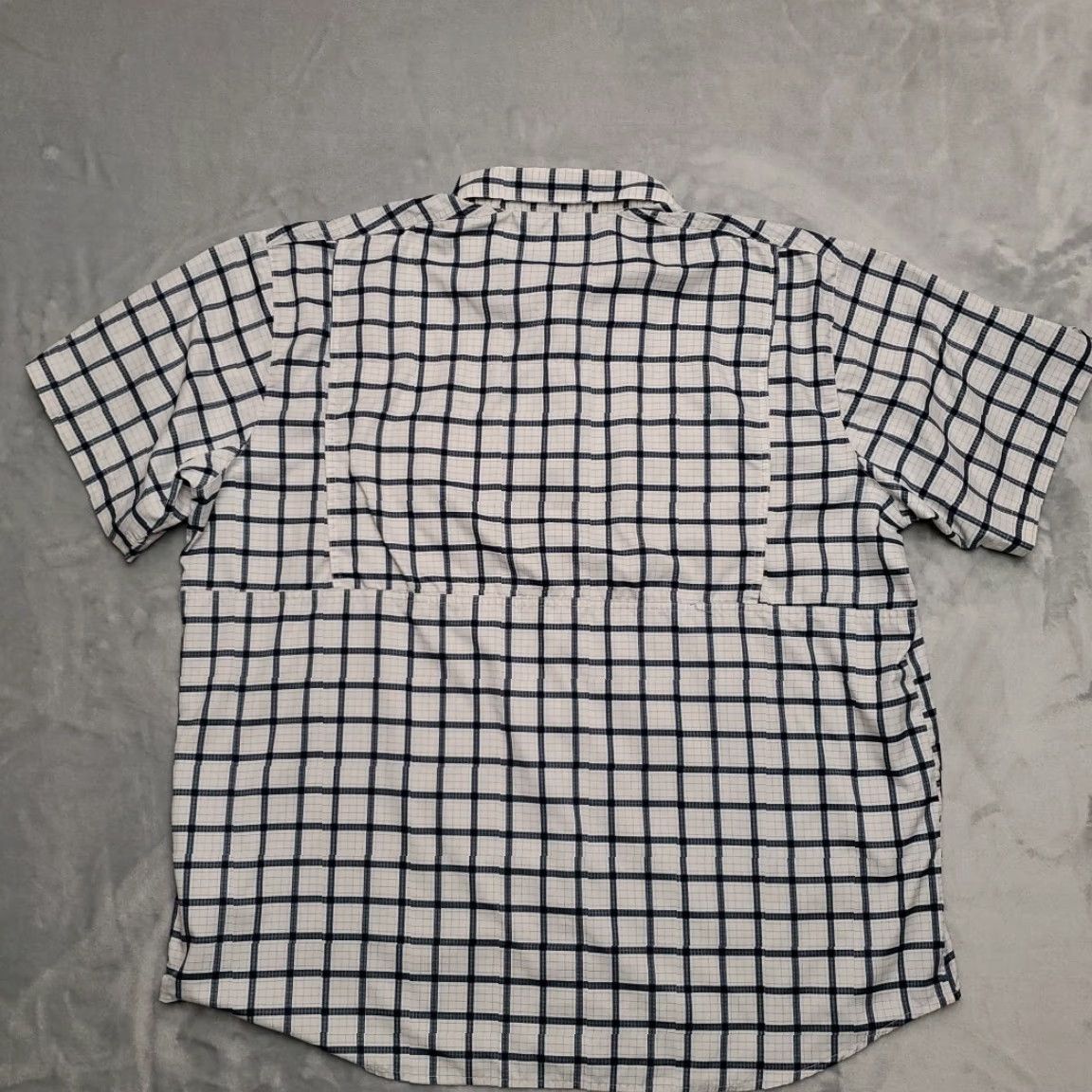 Vintage Columbia Shirt XXL Blue Plaid Omni Shade Vented UPF Outdoors Hike Fish Button-Up Casual Mens Size US XXL / EU 58 / 5 - 7 Thumbnail